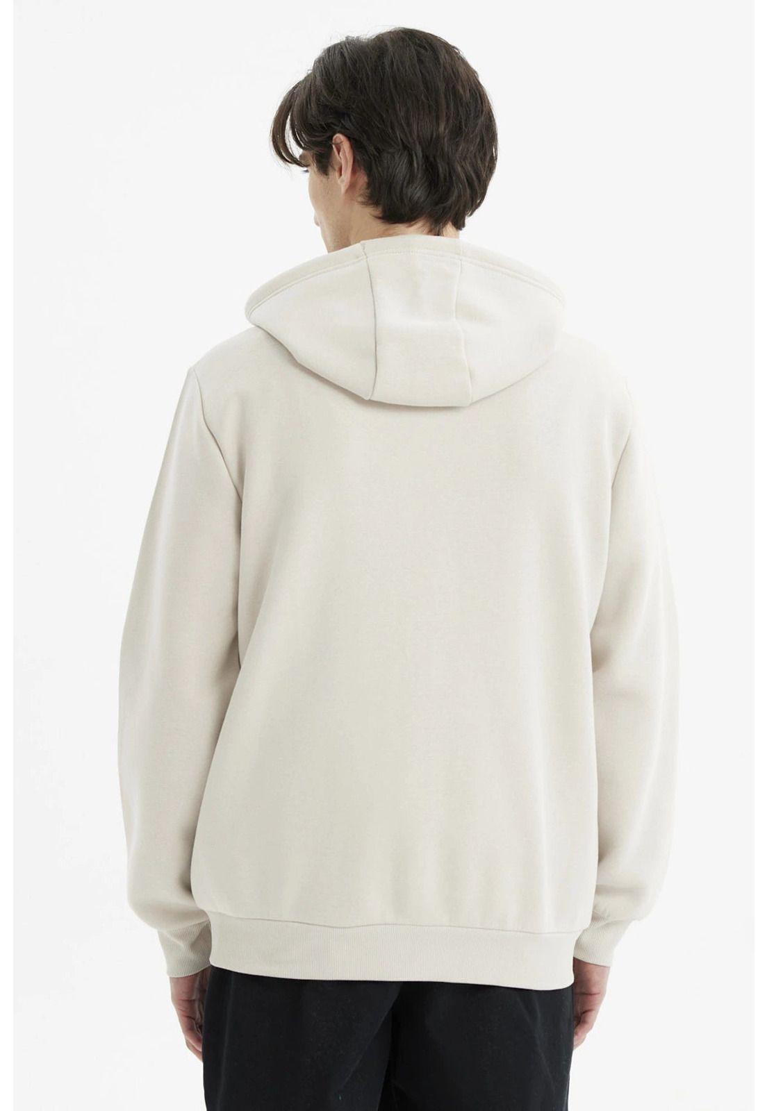 Polerón Hombre Full Zipper Basico Beige-2