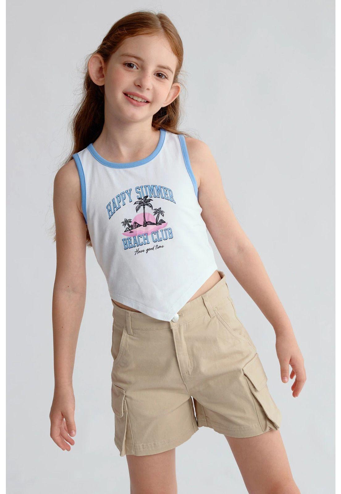 Polera Niña Print Posicional Blanco- ll-0