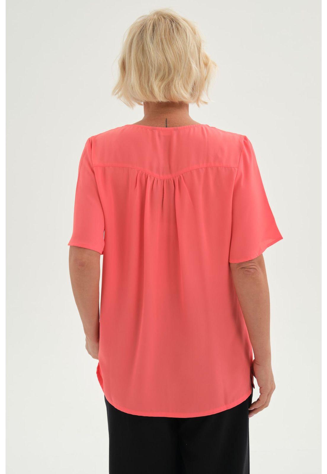 Blusa Mujer Vuelo Aplicación Coral-2