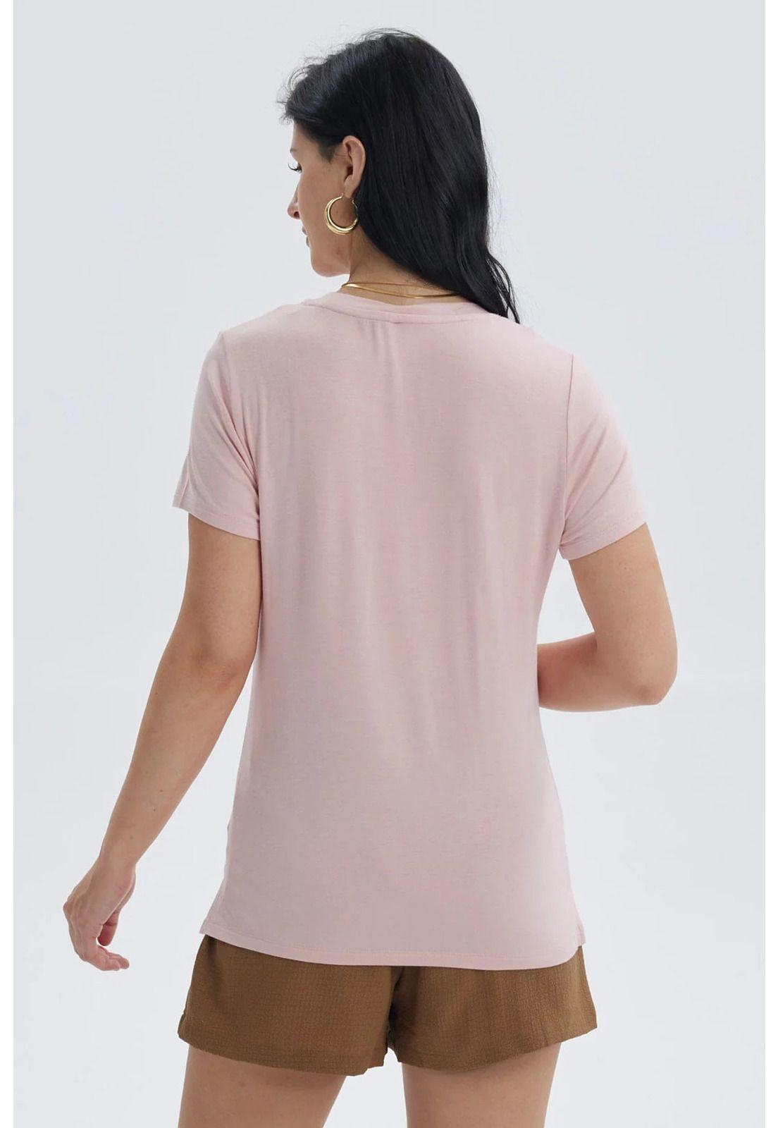 Polera Mujer Print Palo Rosa-2