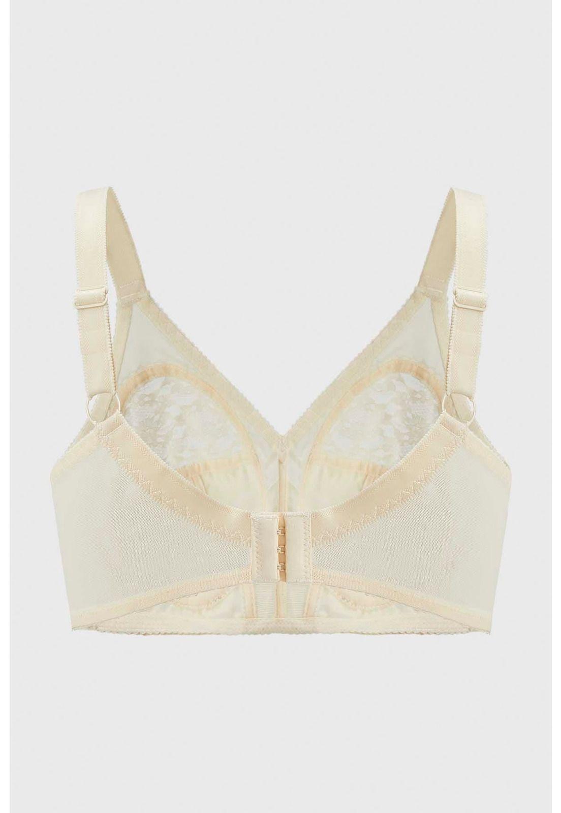 Sostén Mujer Encaje Crudo-1