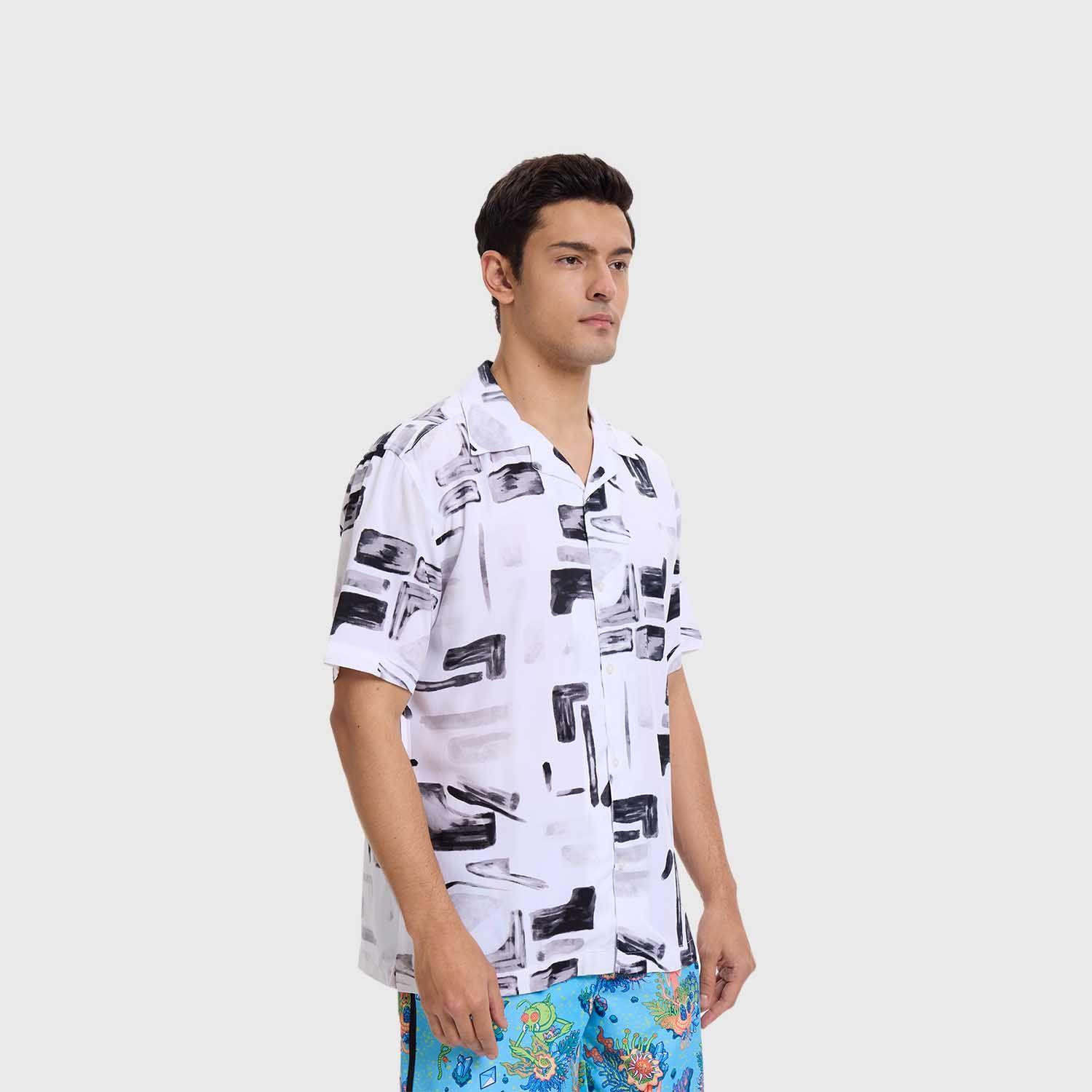 Camisa Hombre Full Rapport Blanco II Fashion's Park-1