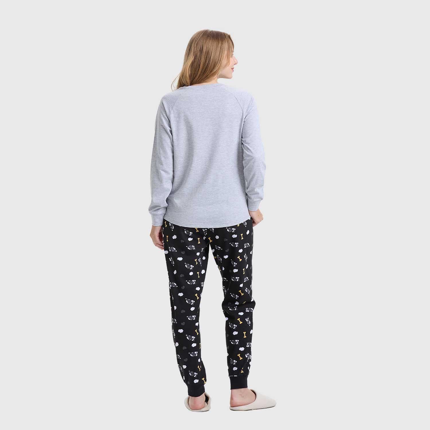 Pijama Mujer Juvenil Gris Melange Fashion's Park-2