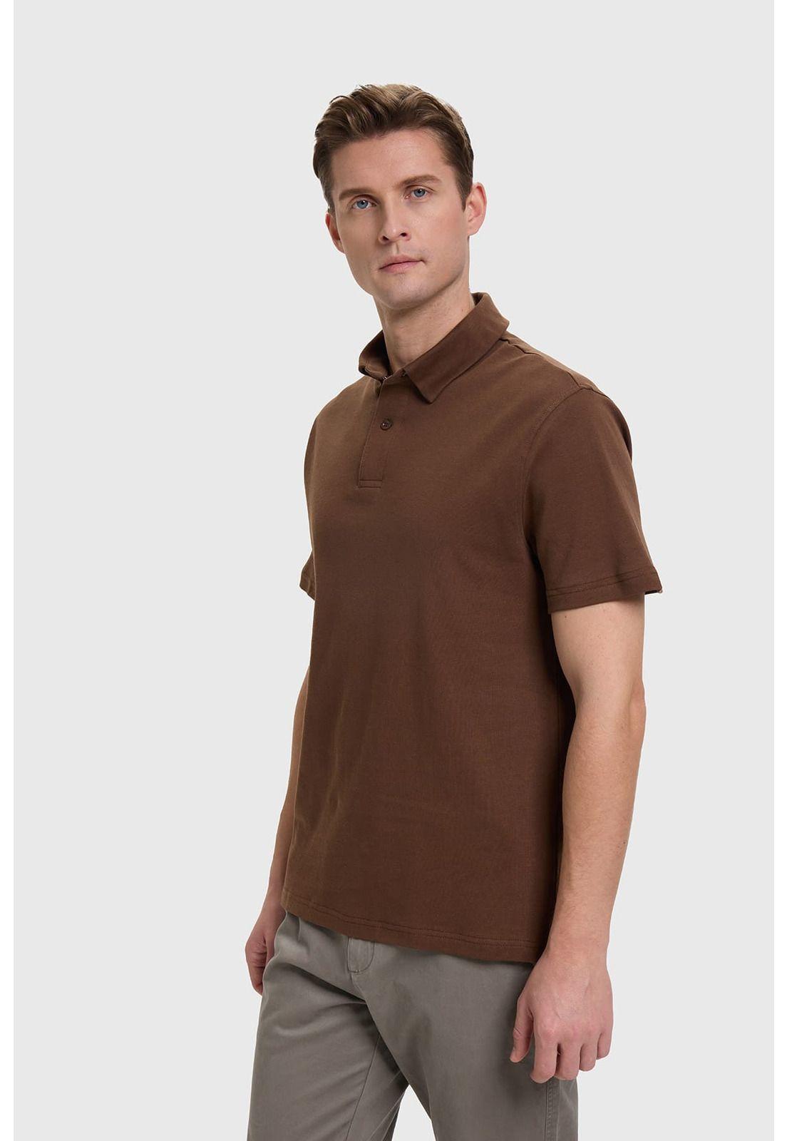 Polera Hombre Café-1