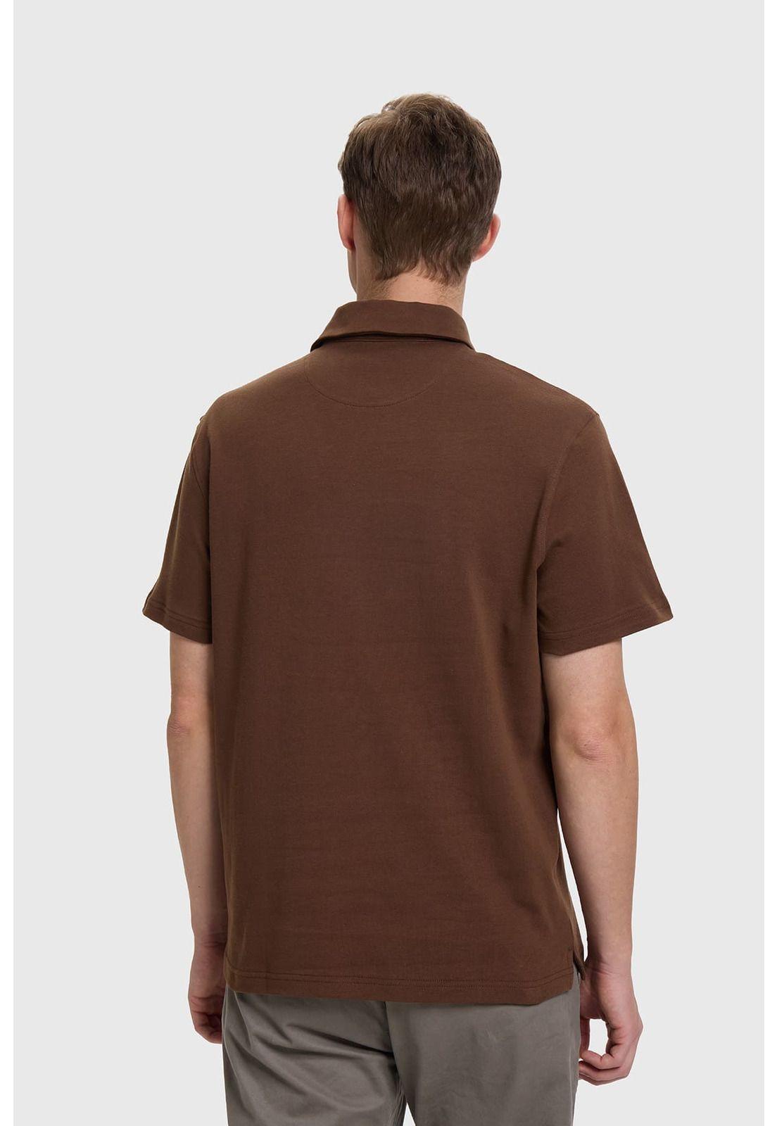 Polera Hombre Café-2