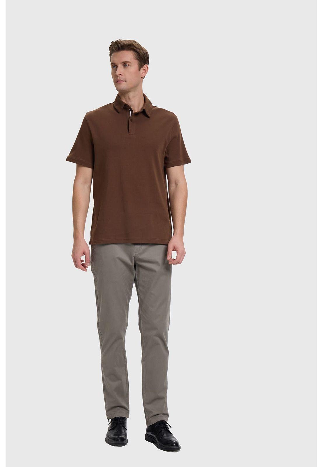 Polera Hombre Café-3