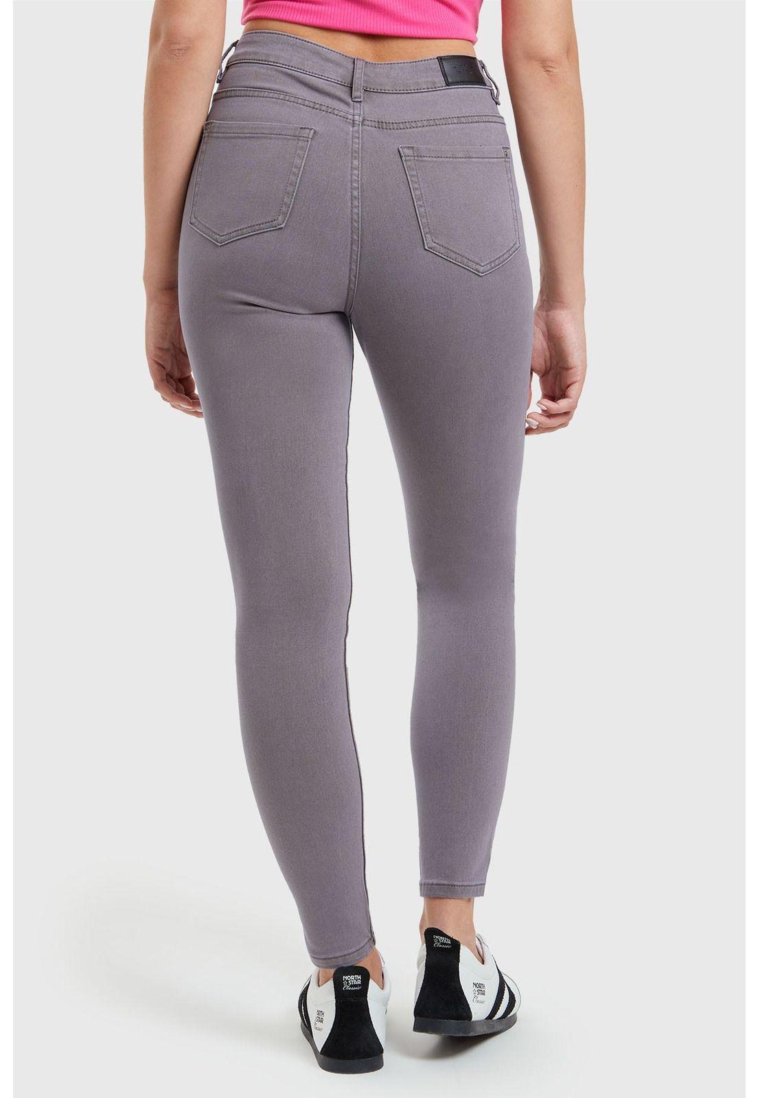 Jeans Mujer Skinny Emilia Gris - ll-2