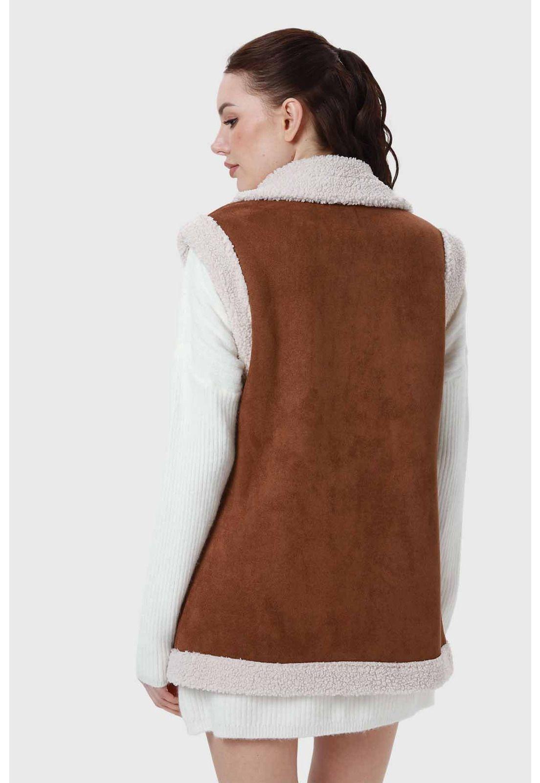 Chaqueta Mujer Antelina Camel - ll-2