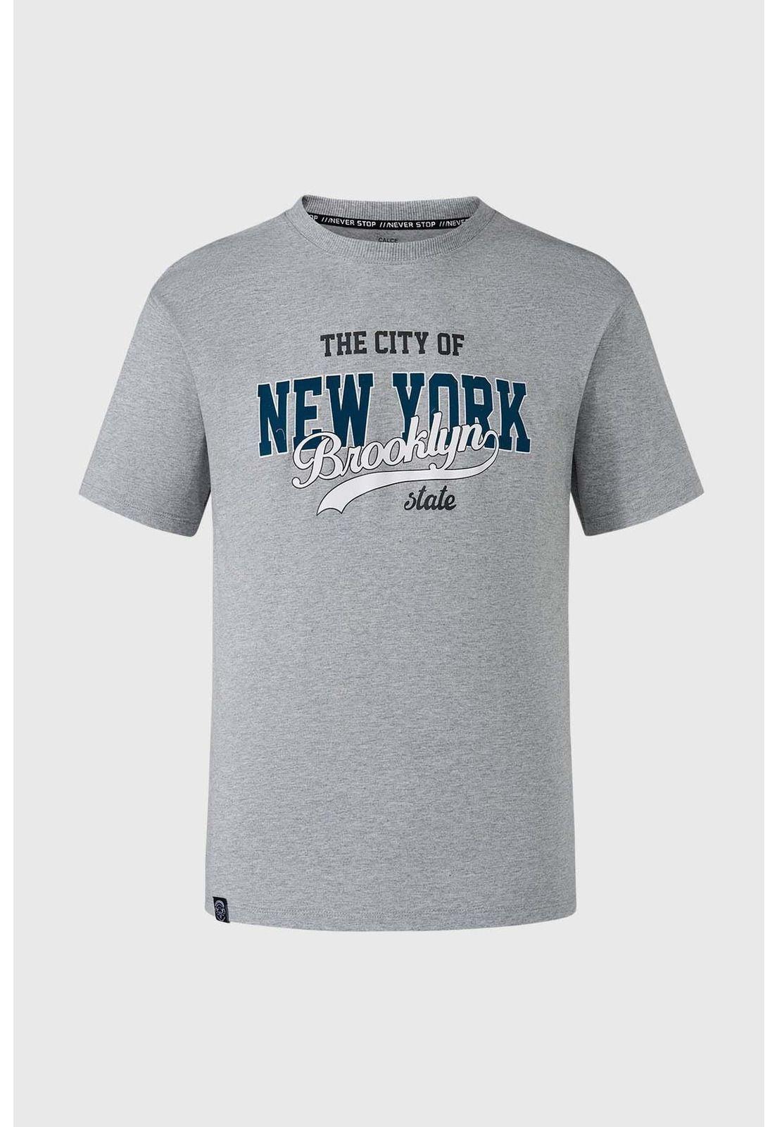 Polera Niño College Gris-0