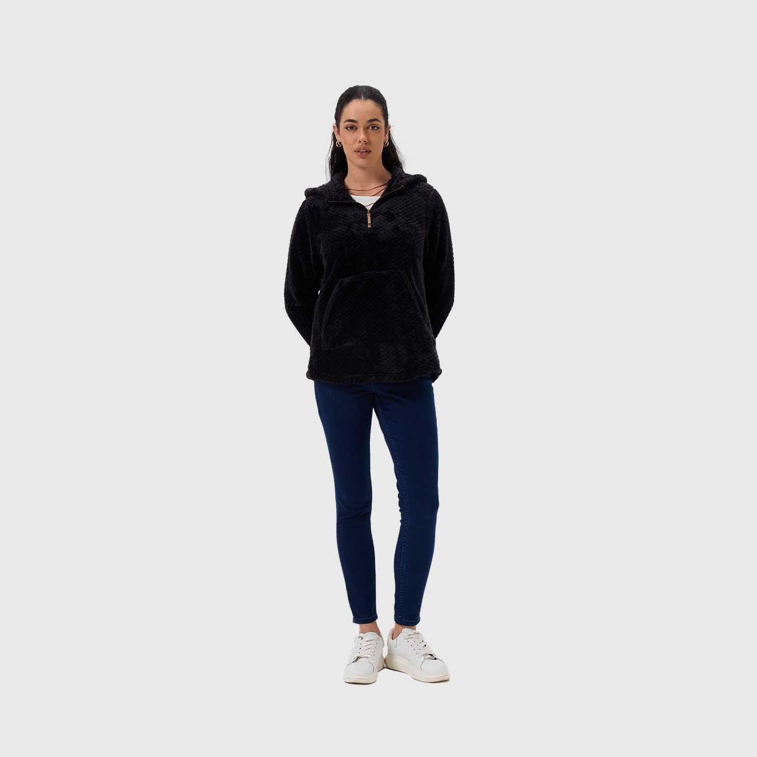 Polar Mujer Básico Negro I Fashion's Park-3