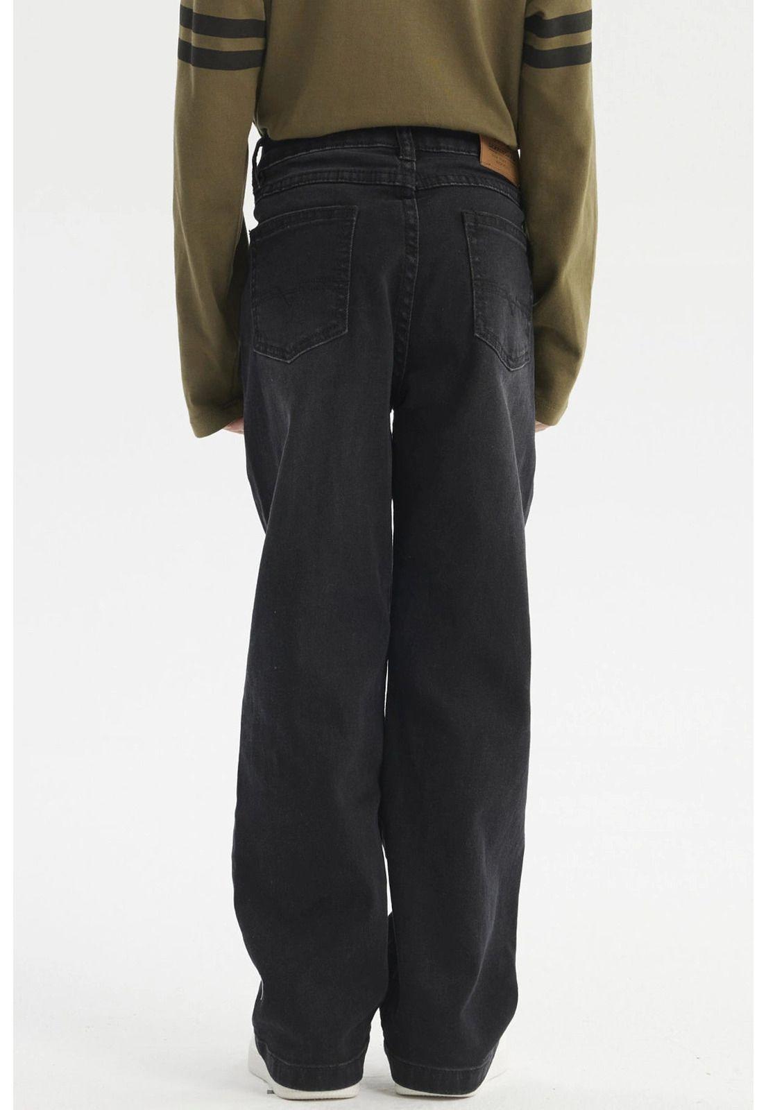 Jeans Niño Básico Negro - lV-2