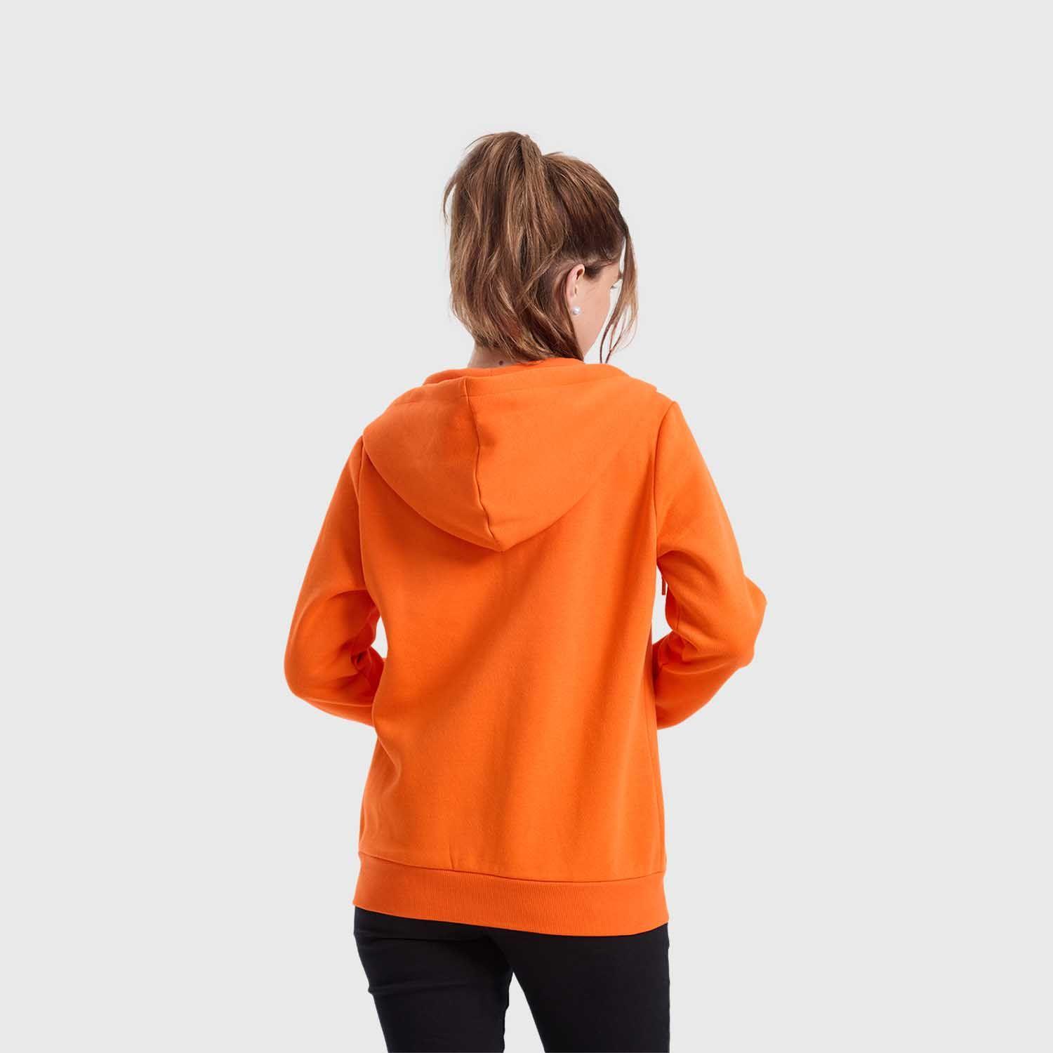Polerón Mujer Hoodie Naranjo Fashion's Park-2