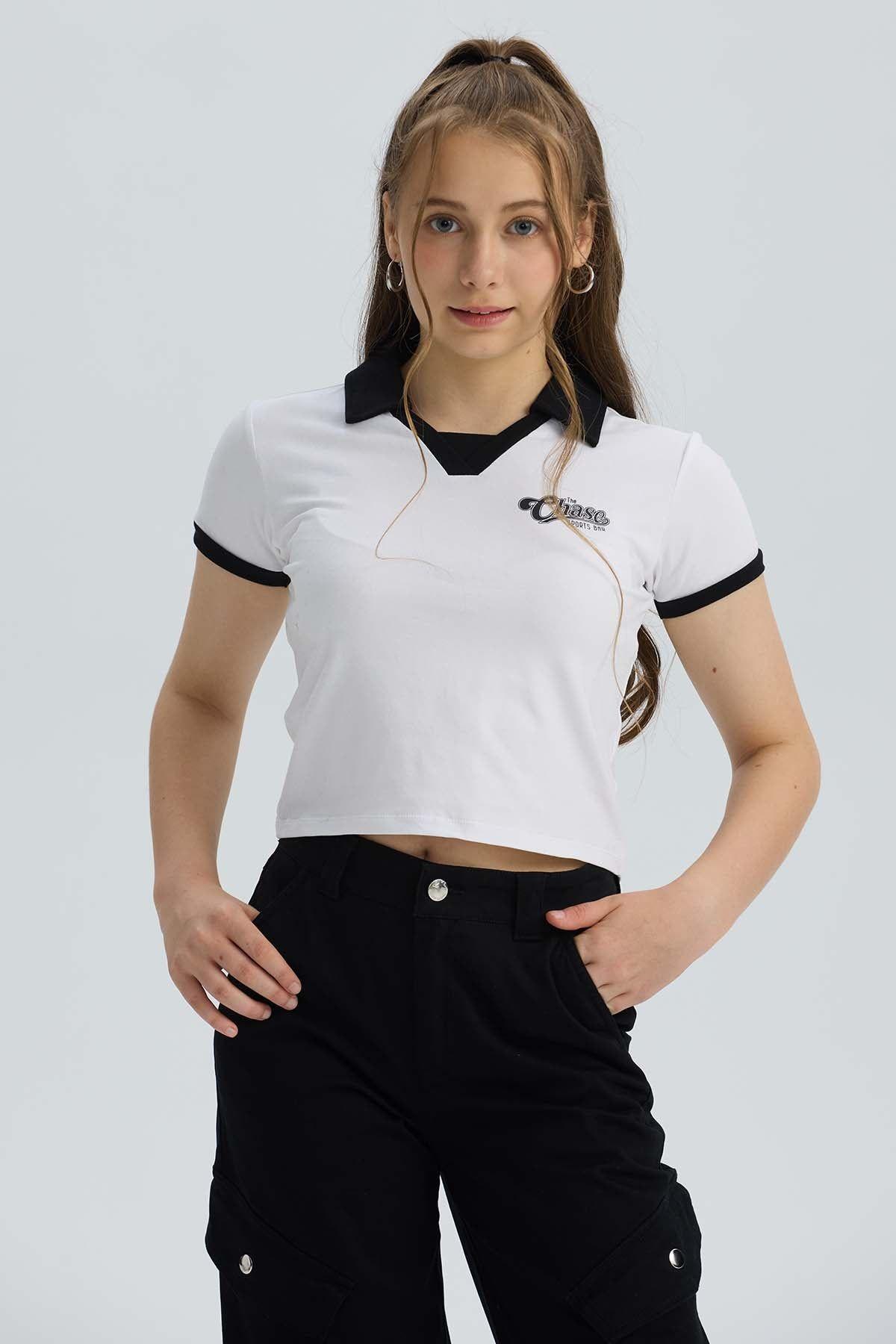 Polera Niña Sport Blanco-0