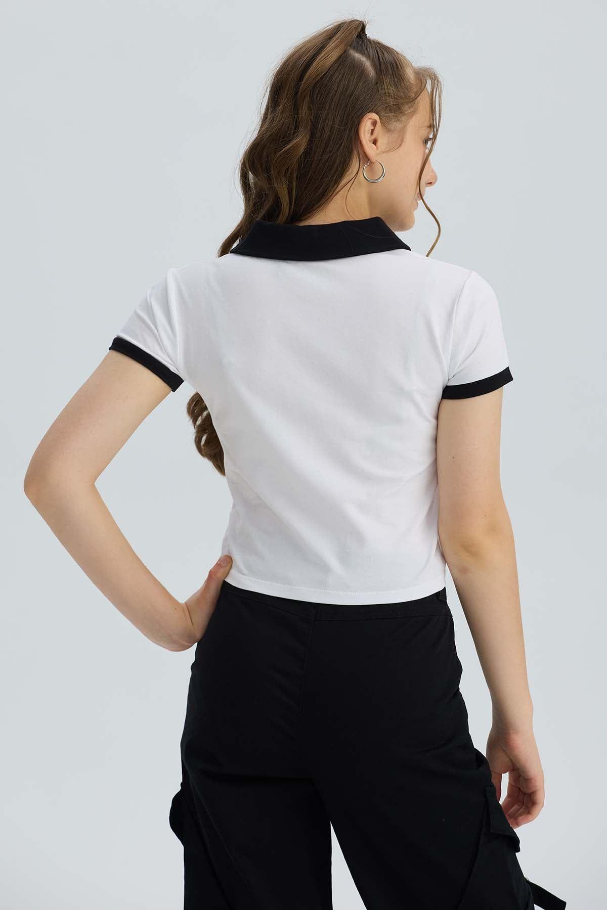 Polera Niña Sport Blanco-2