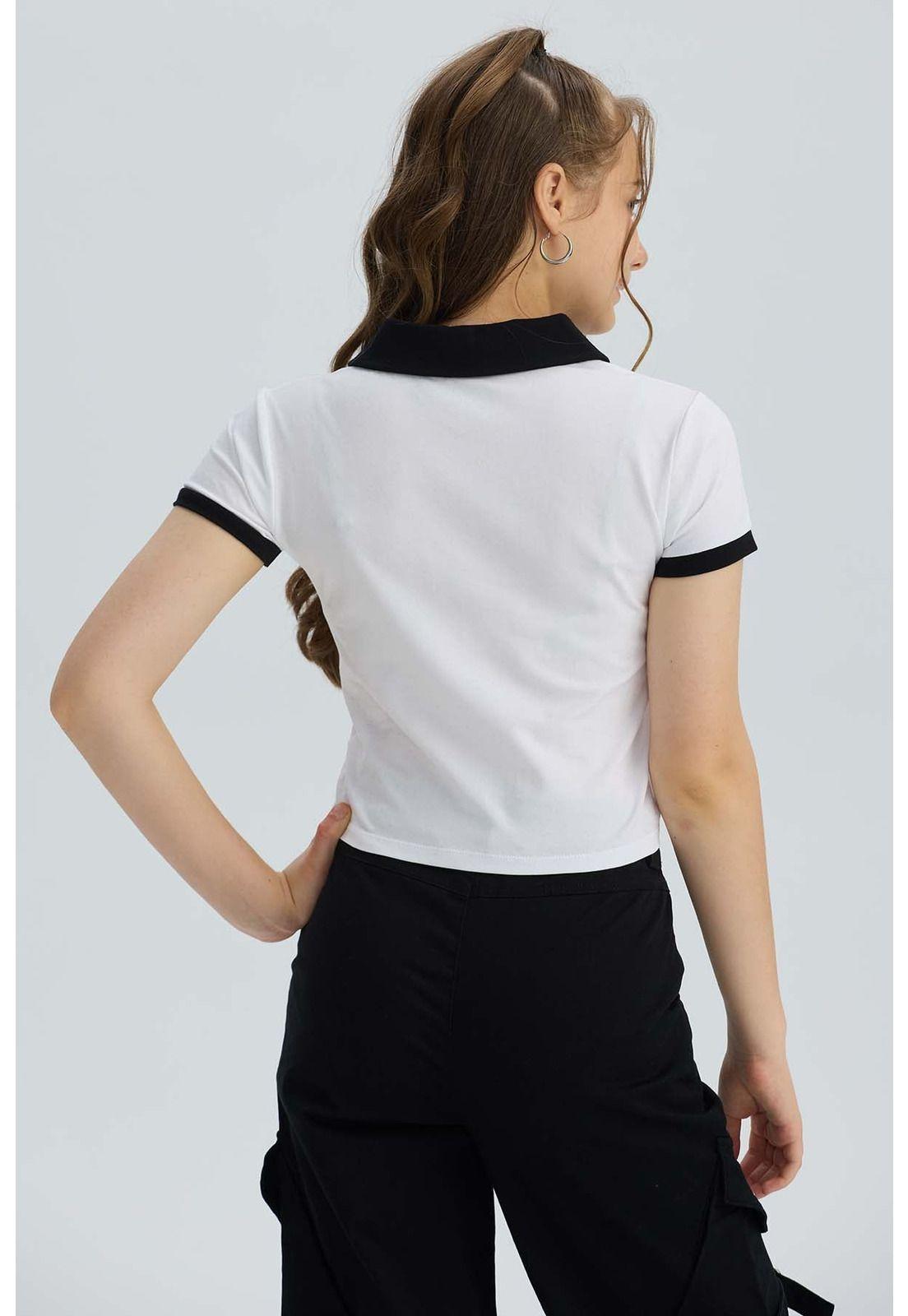 Polera Niña Sport Blanco-2