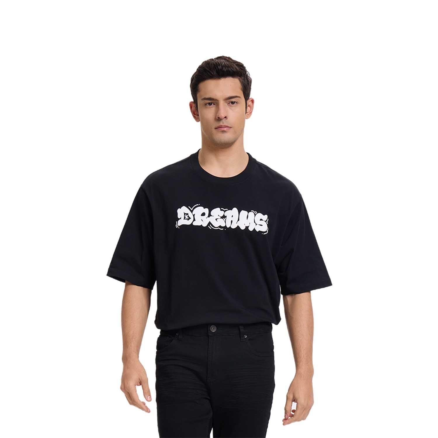 Polera Hombre Print Puff Negro Fashion's Park-0