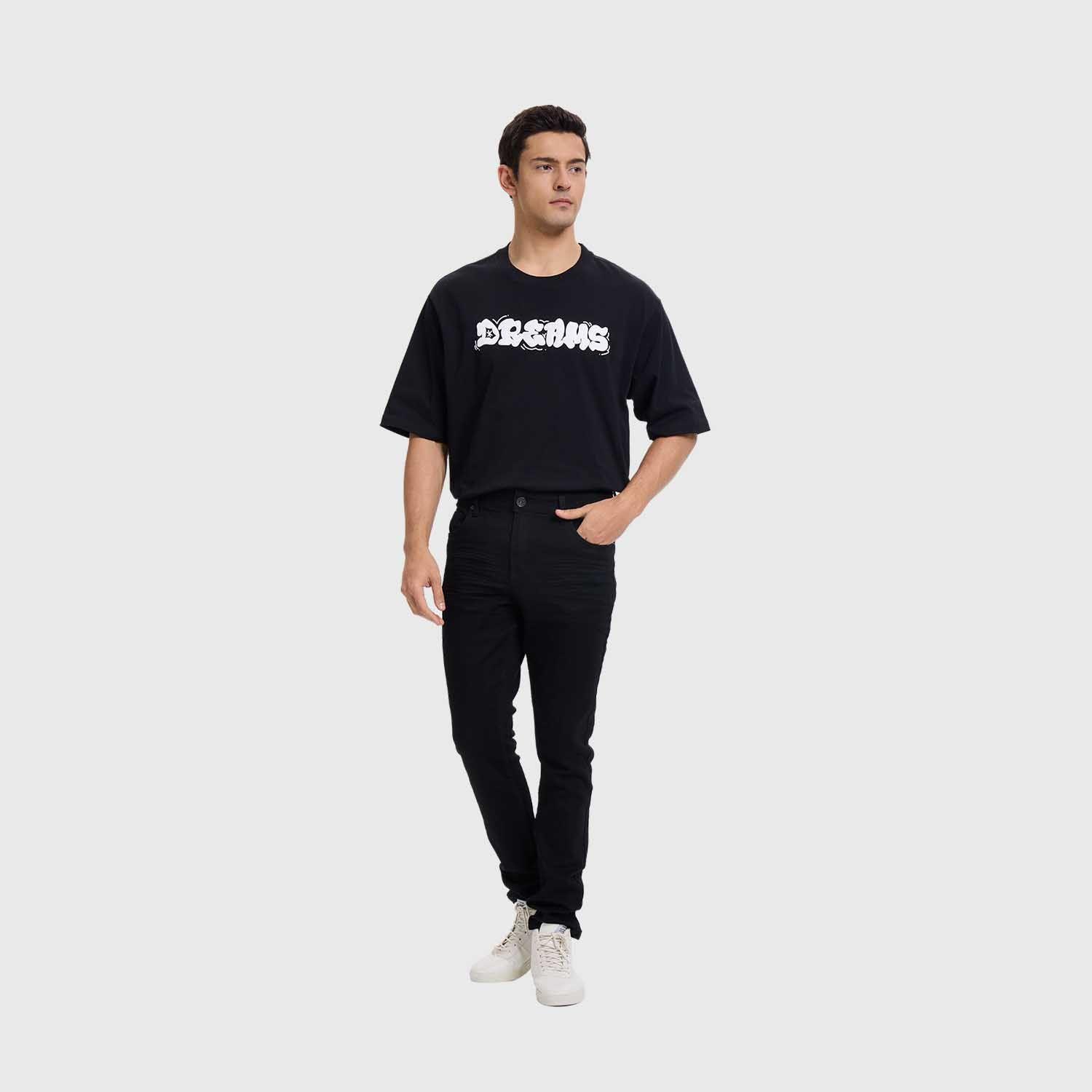 Polera Hombre Print Puff Negro Fashion's Park-3