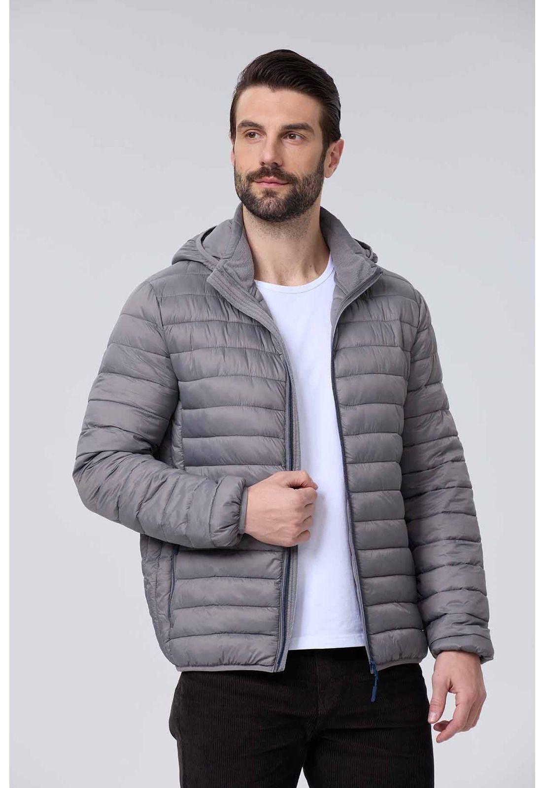 Parka Hombre Gris-1