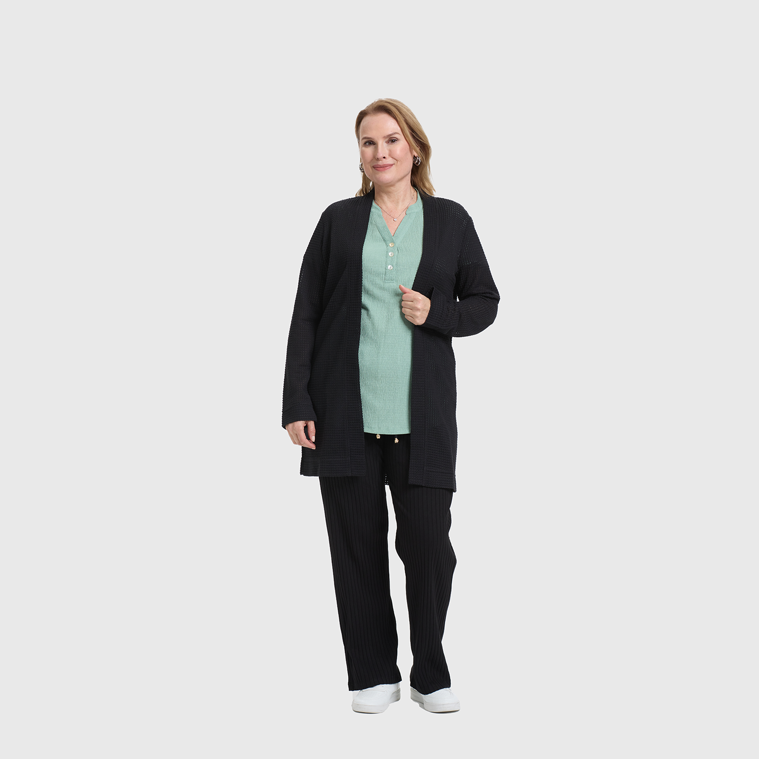 Sweater Mujer Tapado Negro I Fashion's Park-3