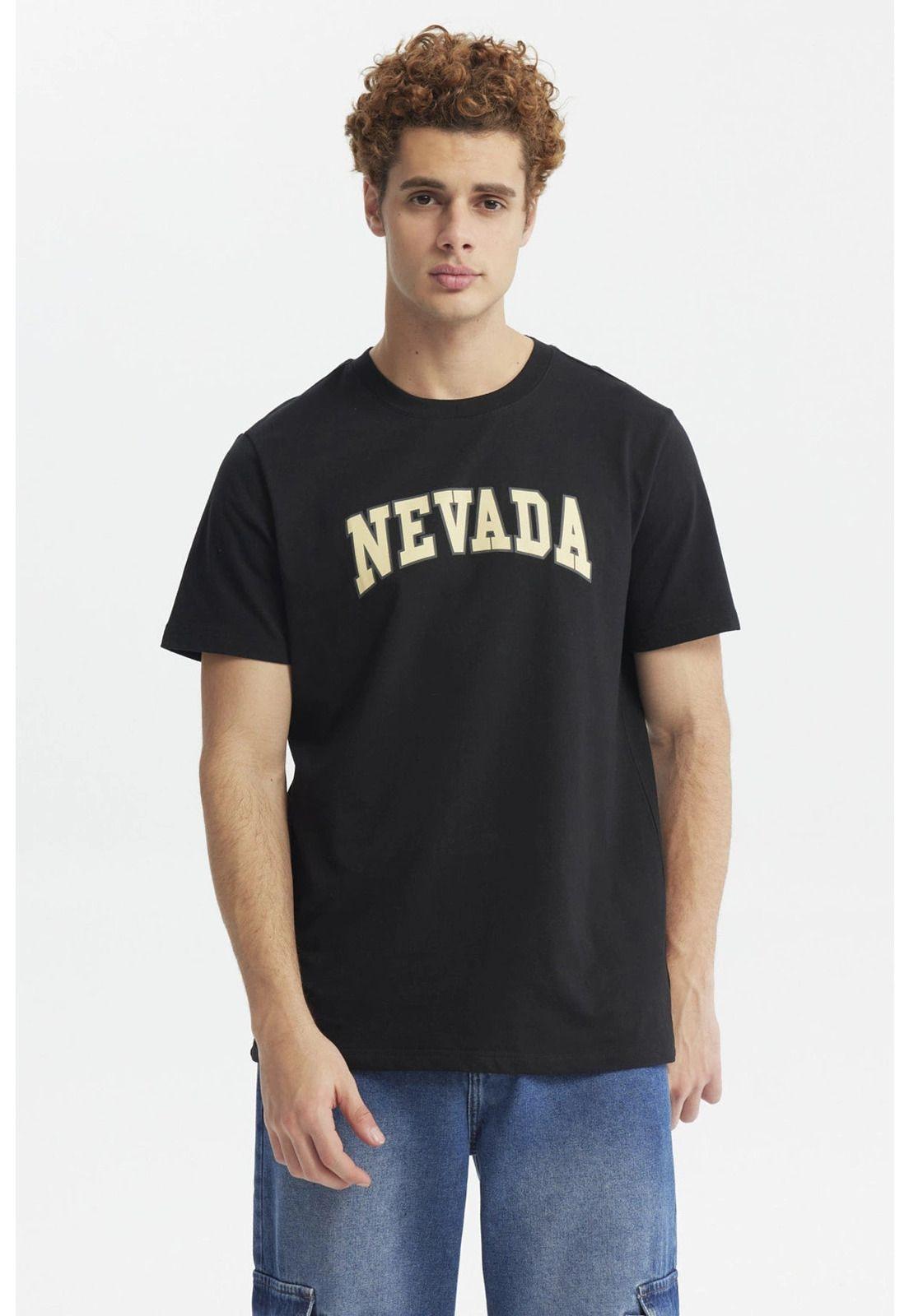 Polera Hombre Regular Fit City Negro-0