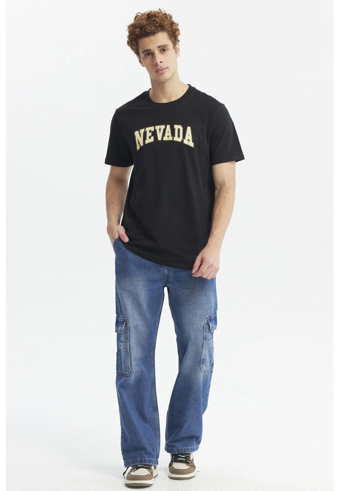 Polera Hombre Regular Fit City Negro-3