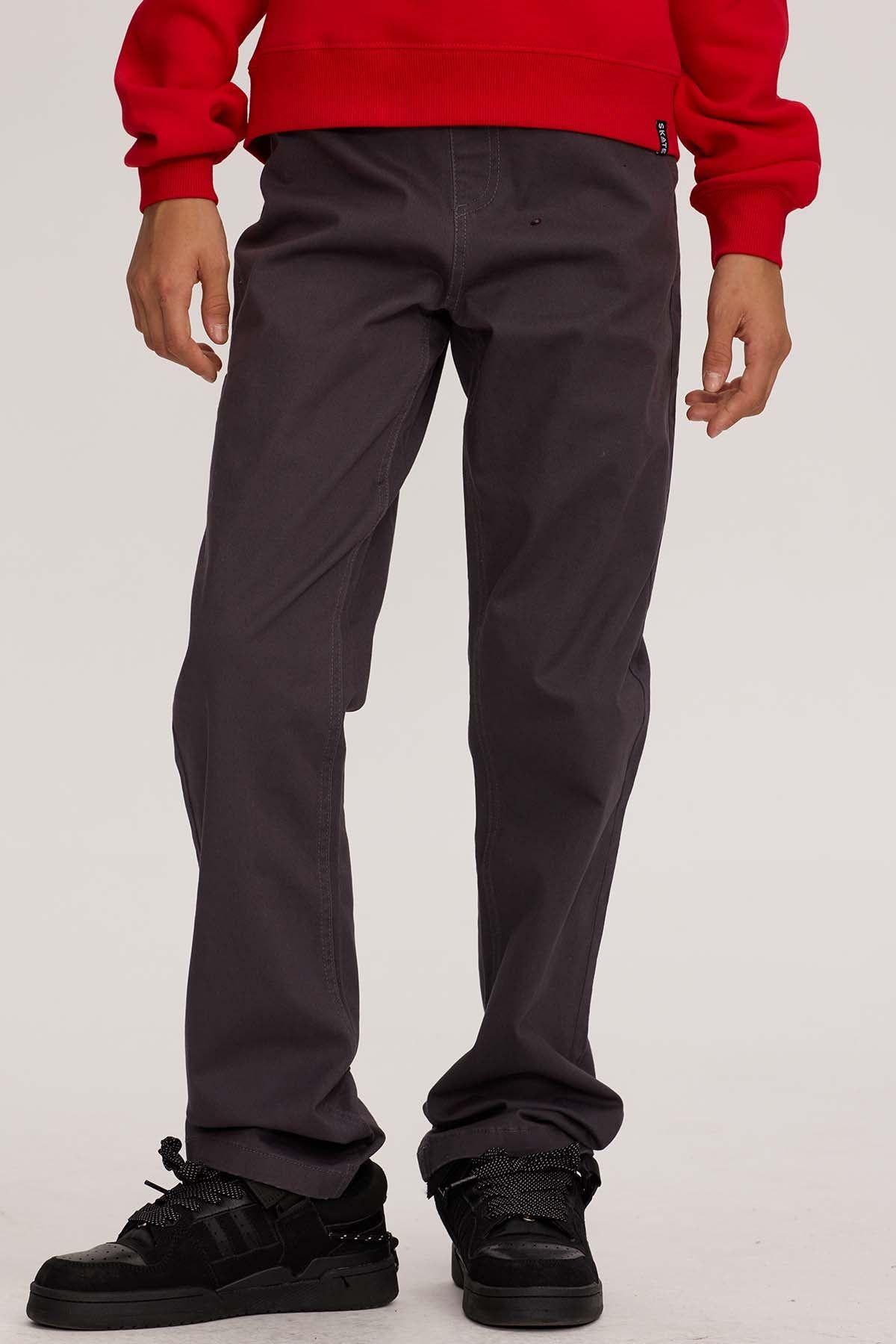 Pantalón Niño Básico Gabardina Marengo-0
