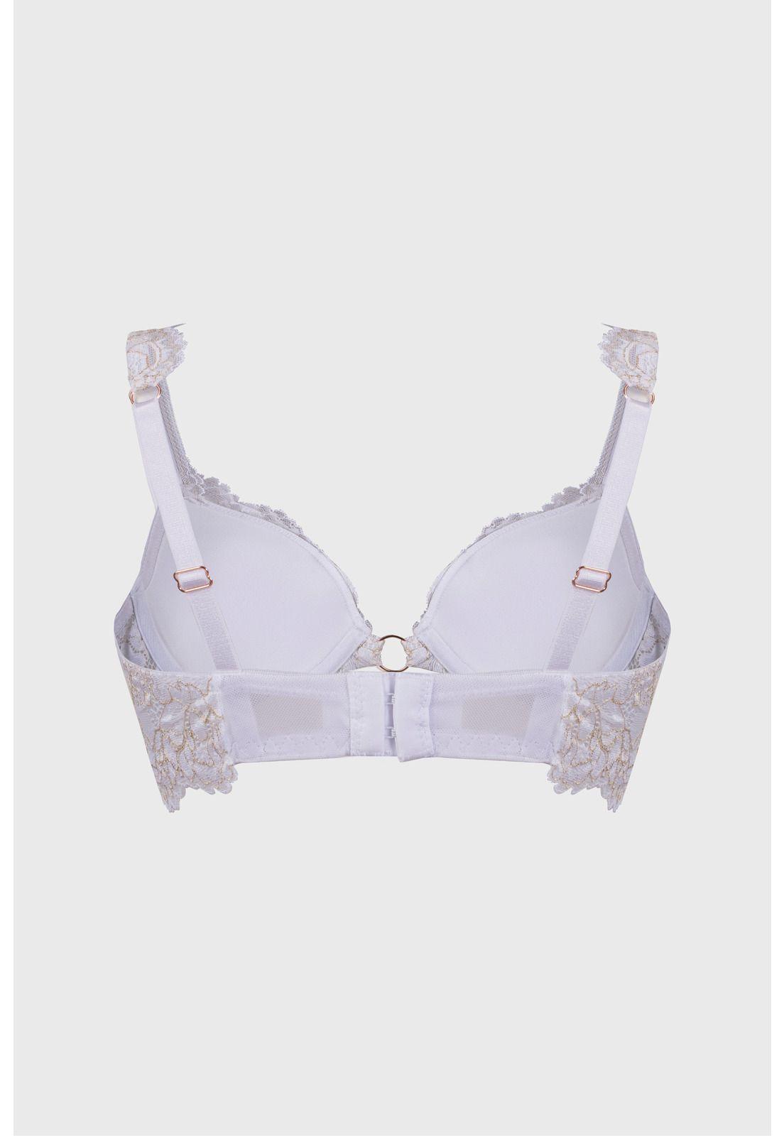 Sostén Mujer Copa Soft Encaje Detalle Blanco-1