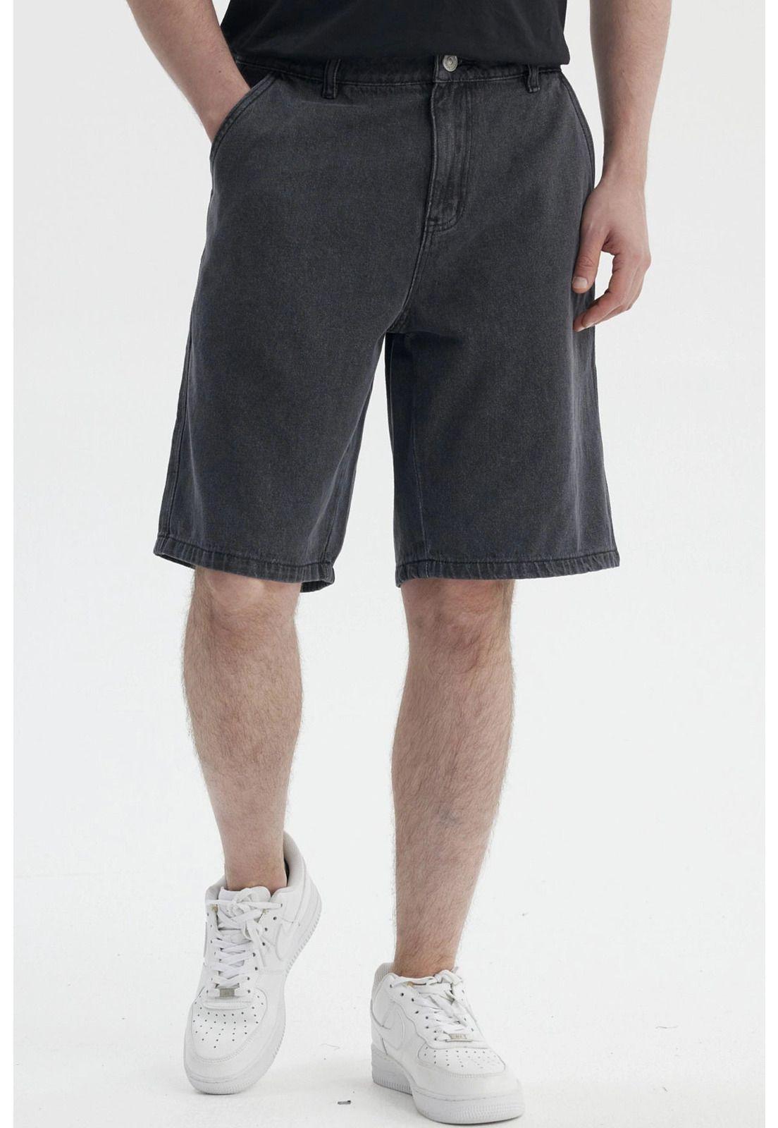 Bermuda Hombre Calce Recto Gris- lV-0