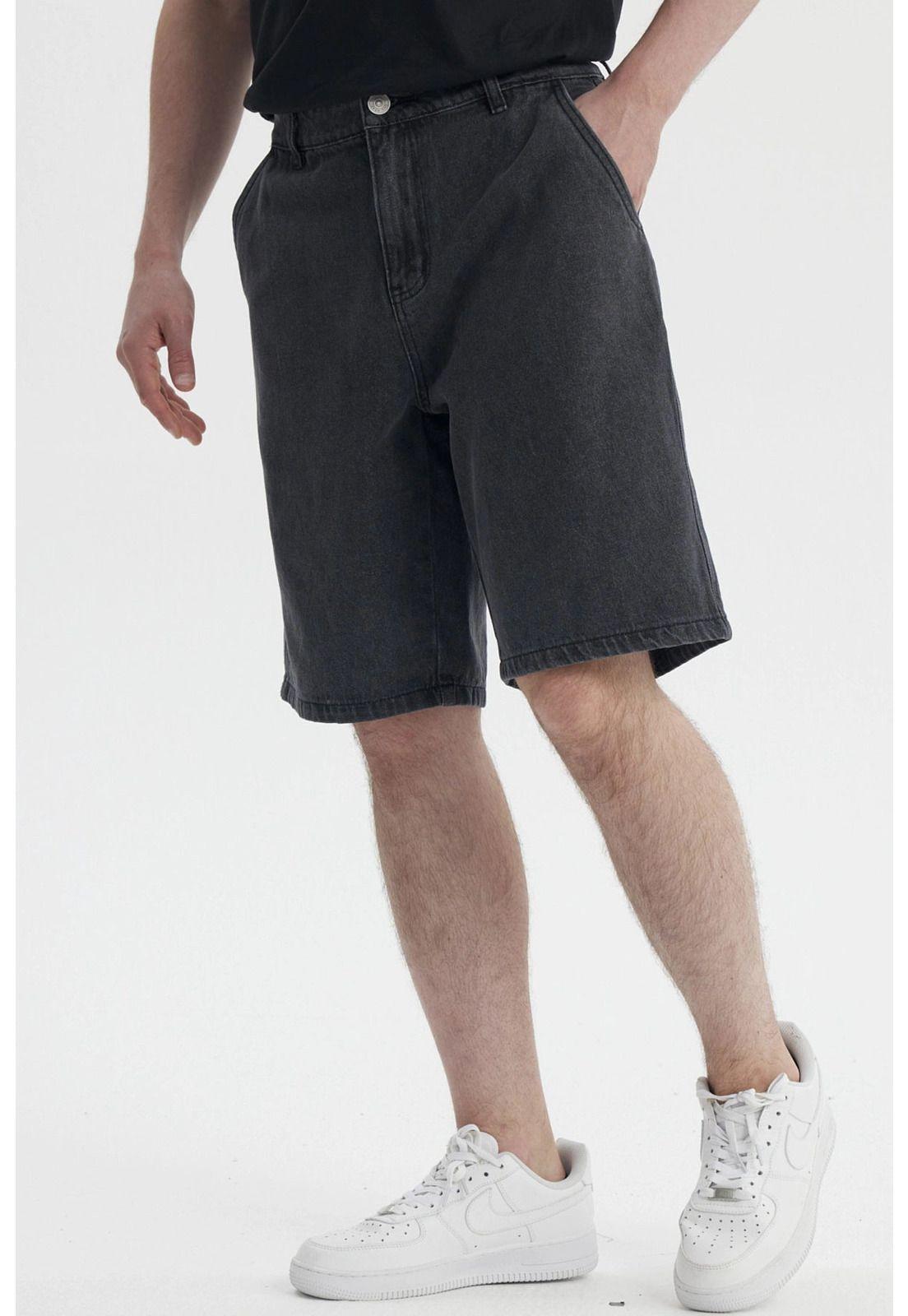Bermuda Hombre Calce Recto Gris- lV-1
