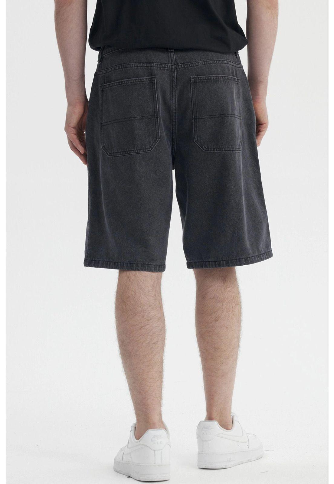 Bermuda Hombre Calce Recto Gris- lV-2