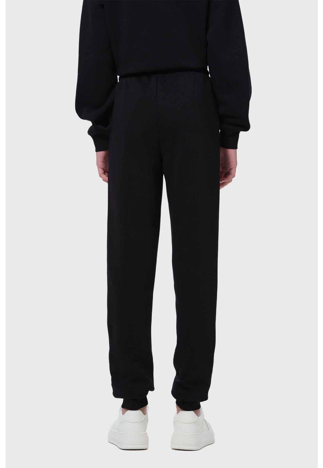 Pantalón Buzo Niña Jogger Negro-2