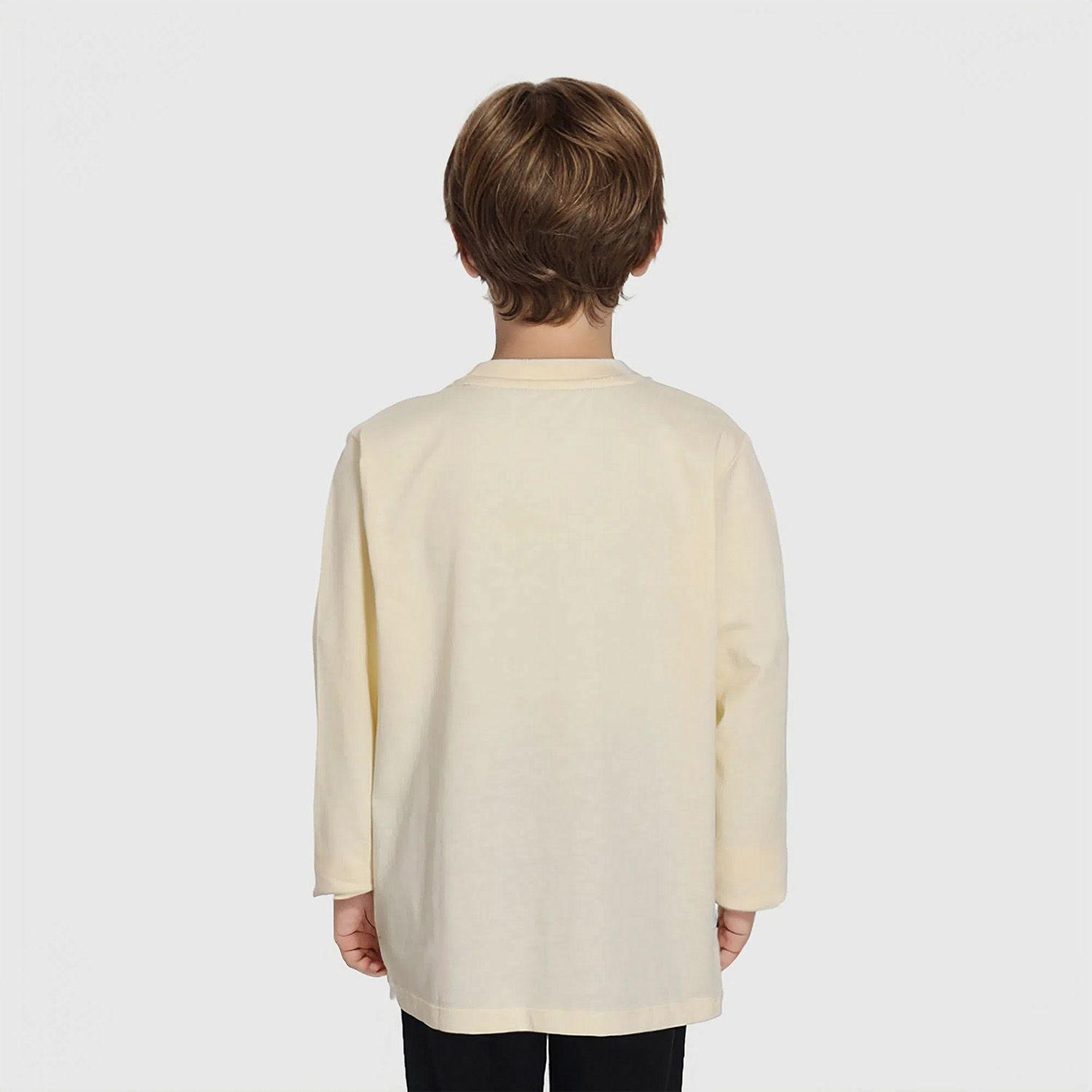 Polera Niño Print Relieve Crudo-1