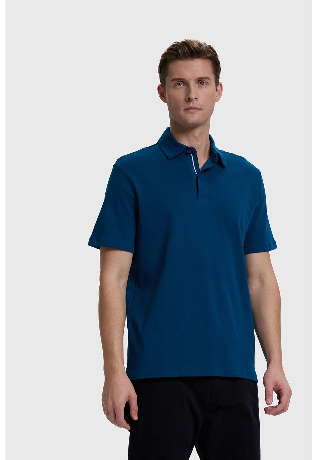 Polera Hombre Azul - lV-0