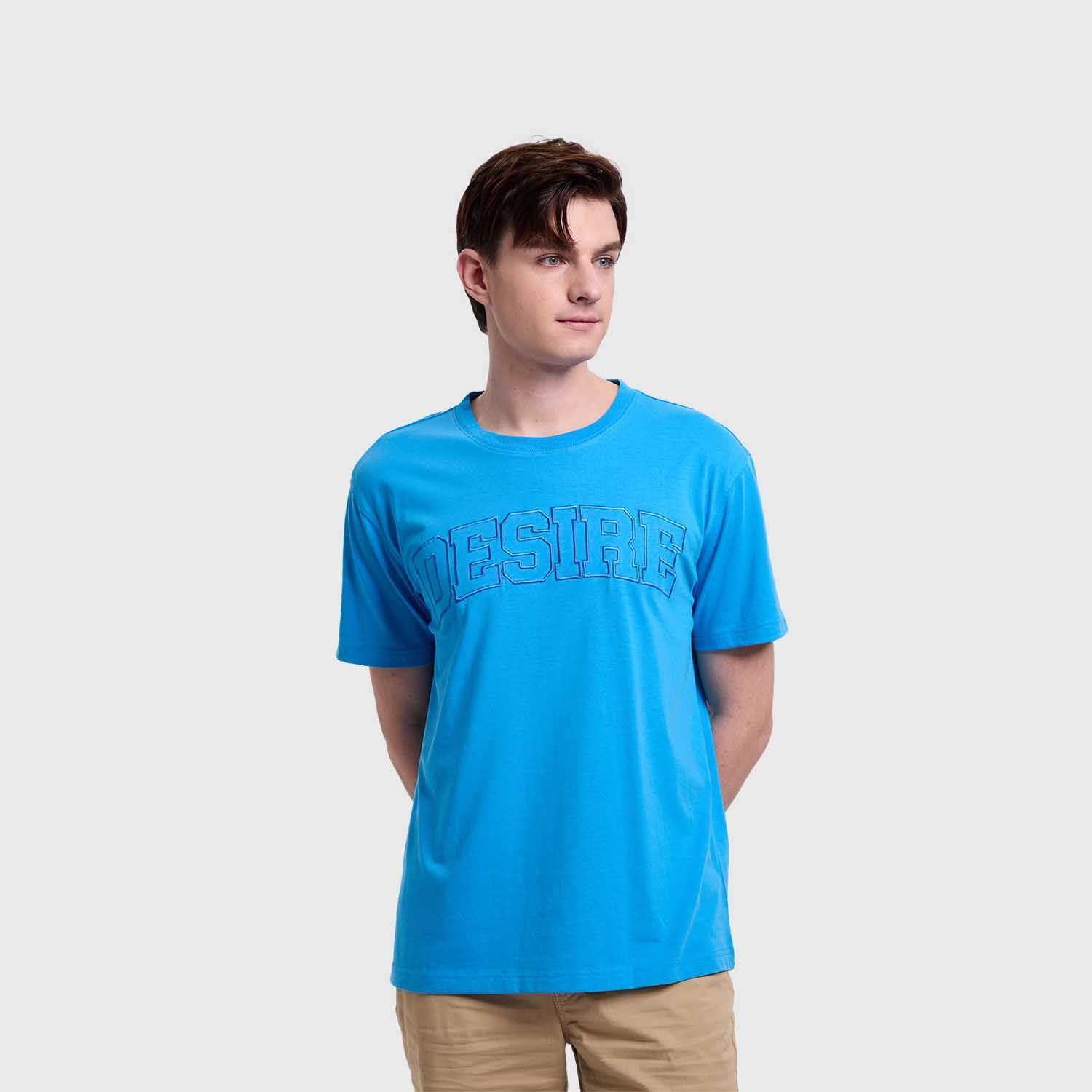 Polera Hombre Print Celeste I Fashion's Park-1