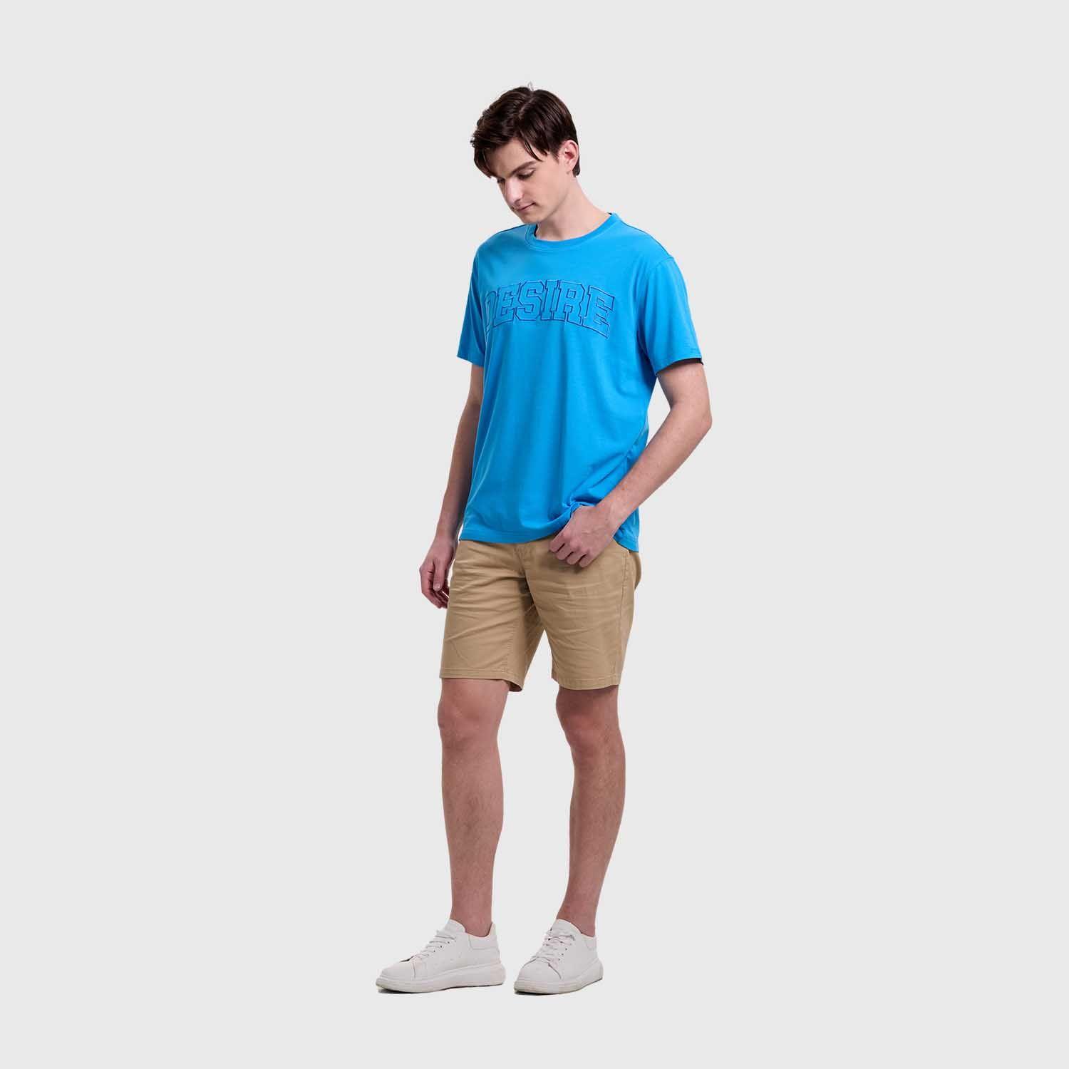Polera Hombre Print Celeste I Fashion's Park-3