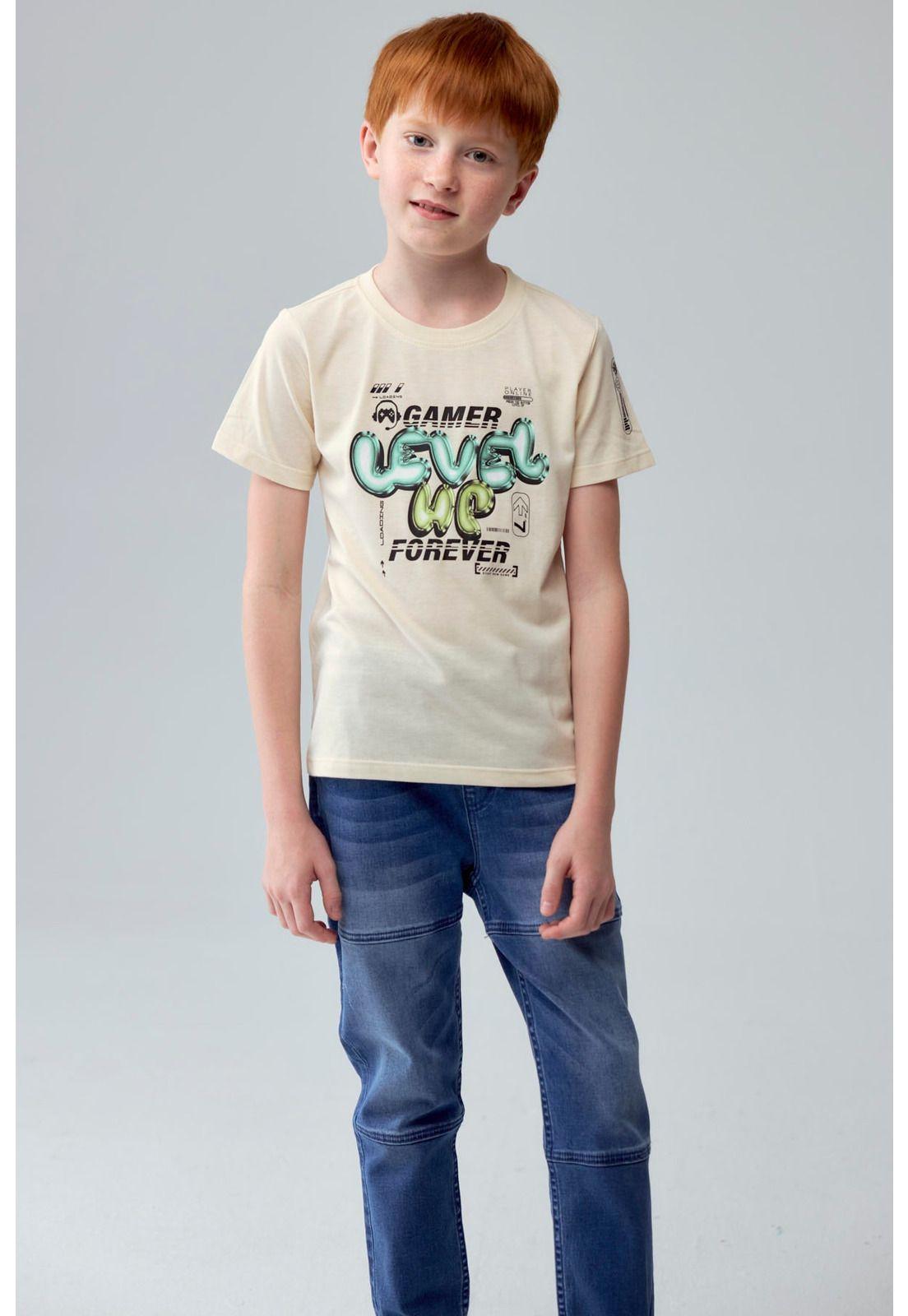 Polera Niño Print Gamer Crudo-1