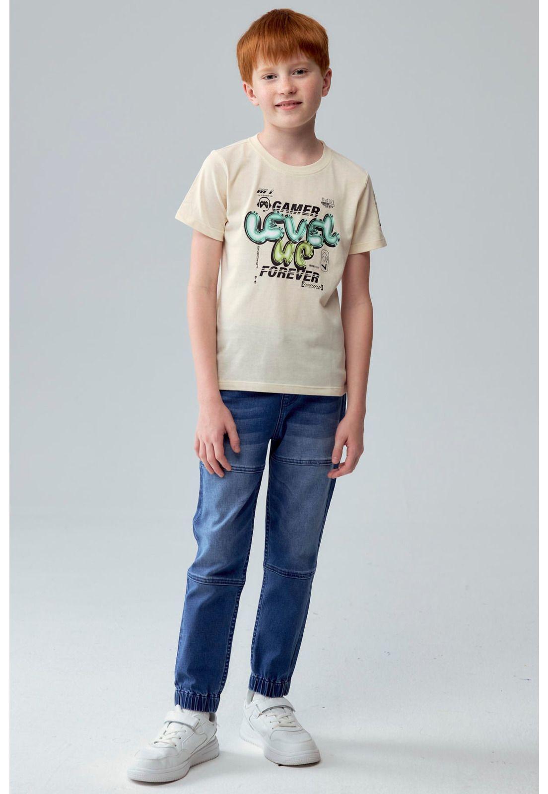 Polera Niño Print Gamer Crudo-3