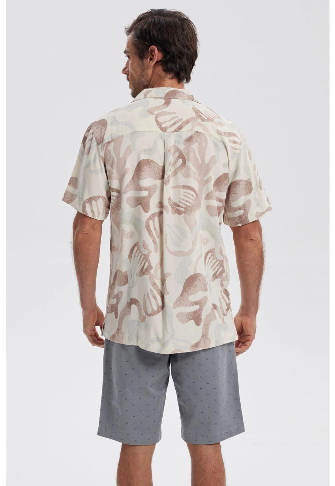 Camisa Hombre Print Blanco- ll-2