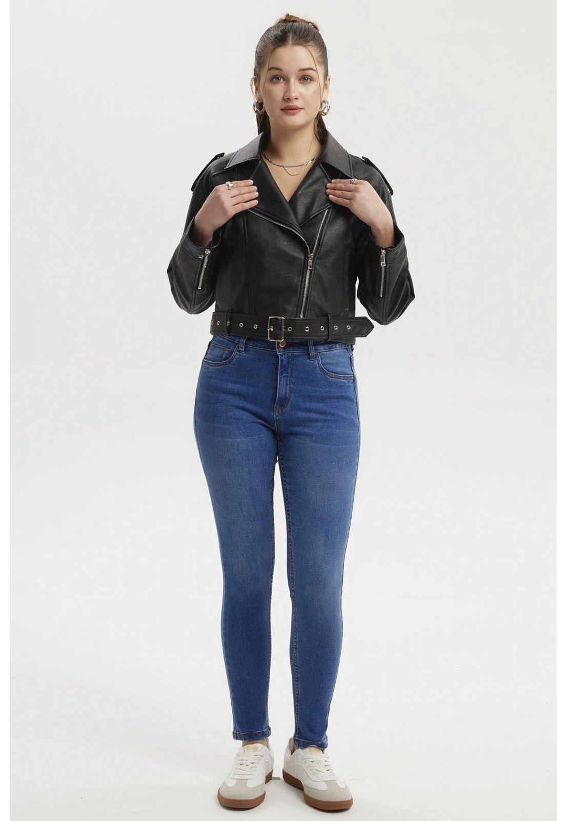 Chaqueta Mujer Biker Negro- lll-3