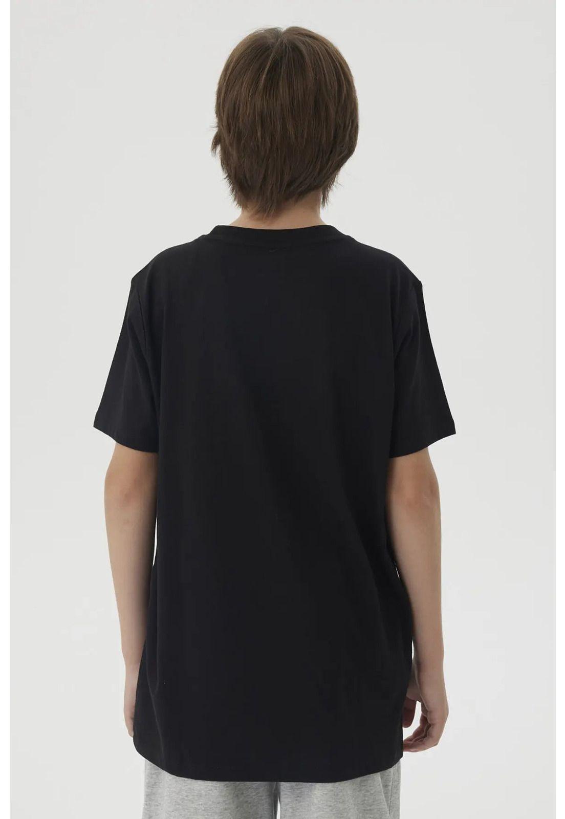 Polera Niño Print Posicional Negro - ll-6