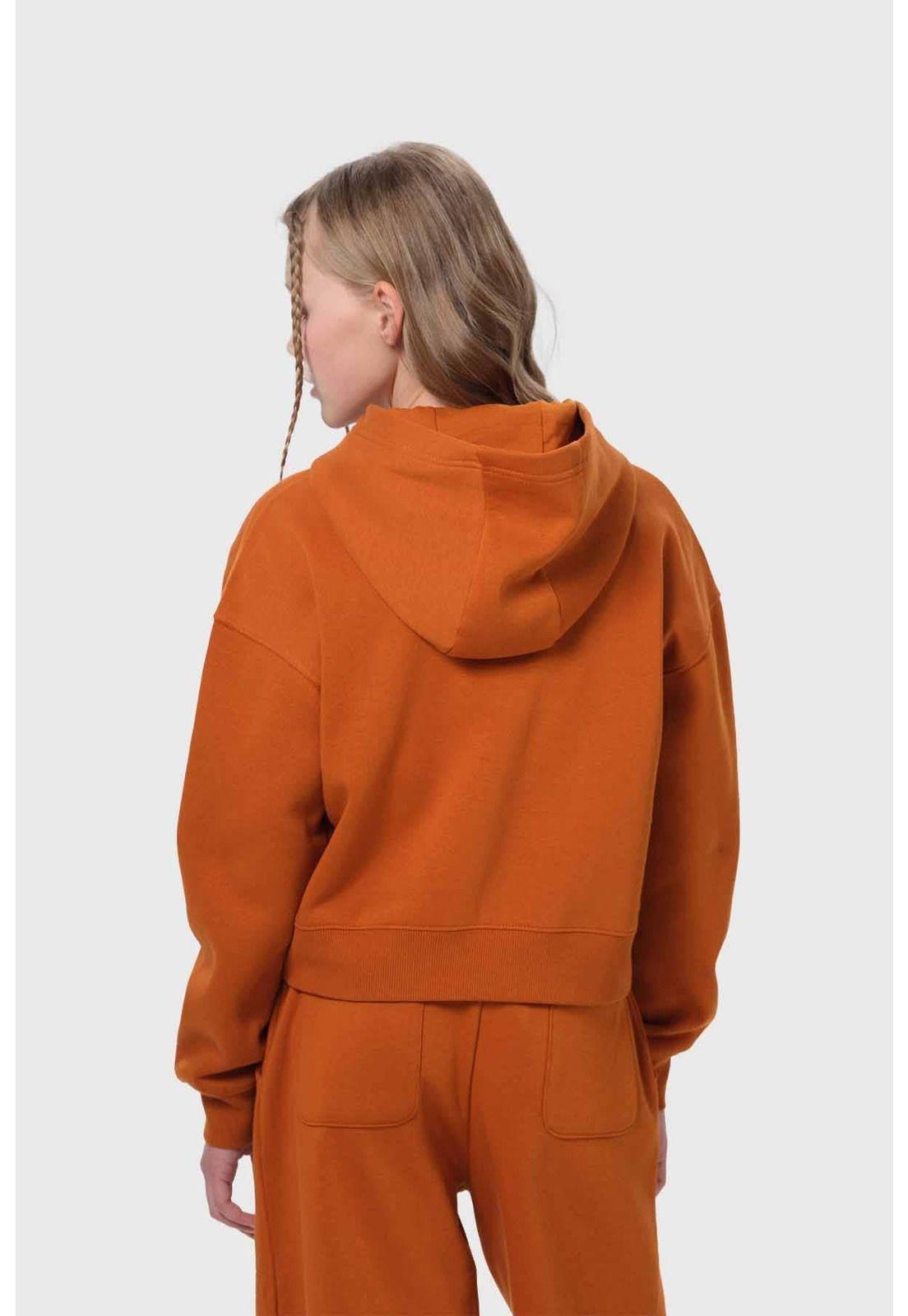 Polerón Niña Print Camel-2