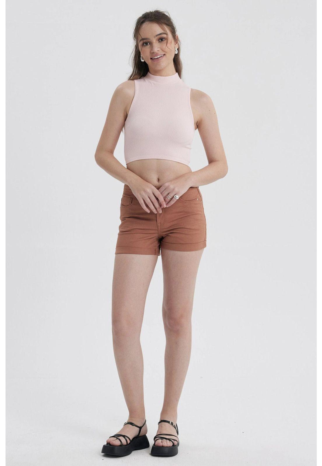 Peto Mujer Sin Costura Rosa-3