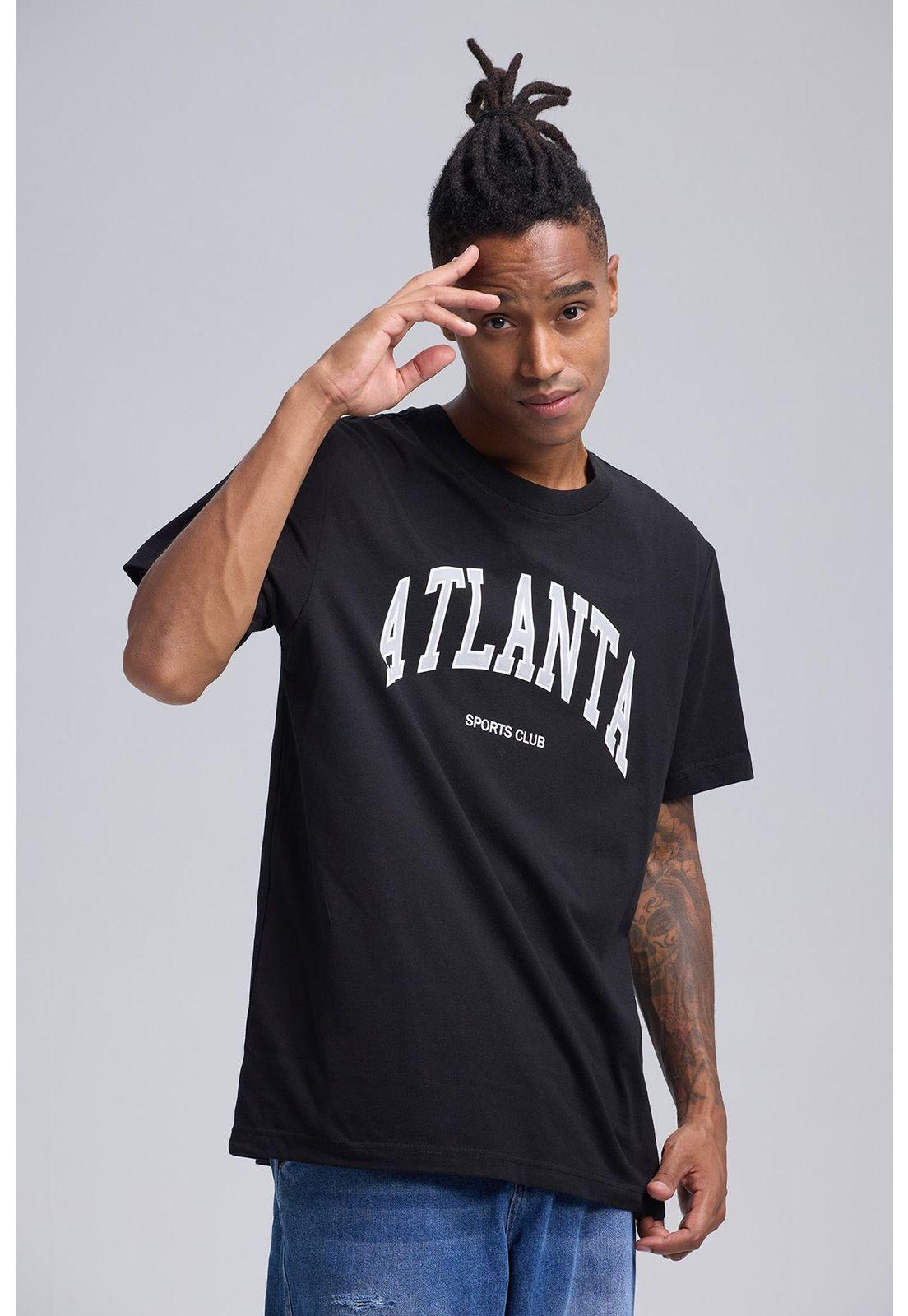 Polera Hombre Estampado Negro - ll-1