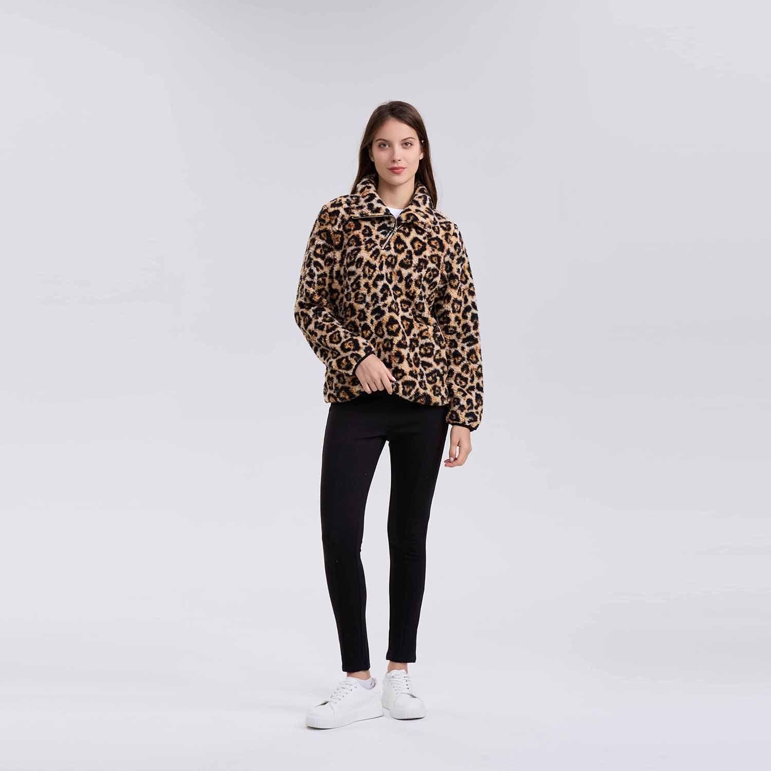 Polar Mujer Animal Print Beige Fashion´s Park-3