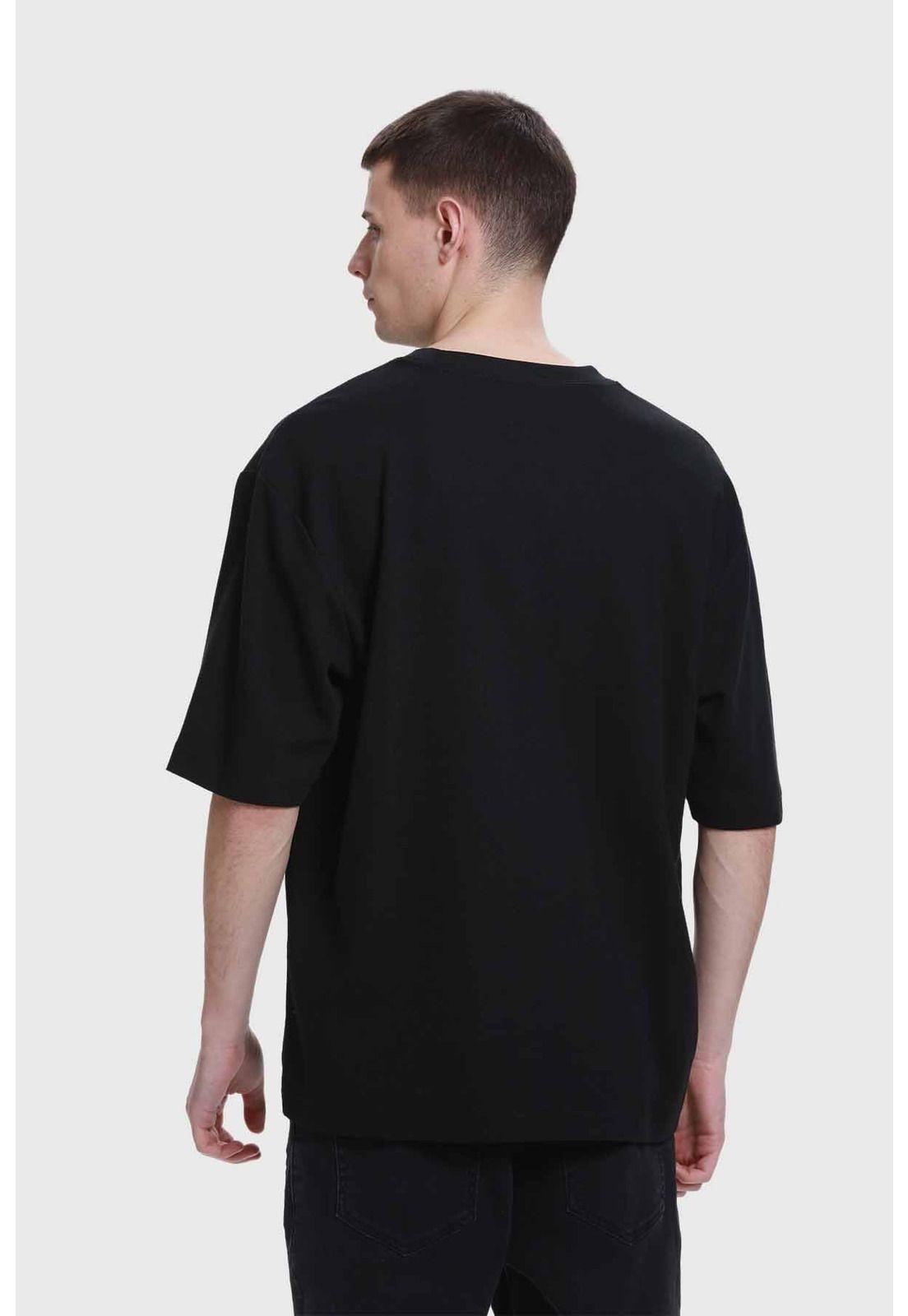 Polera Hombre Print Negro - VII-2