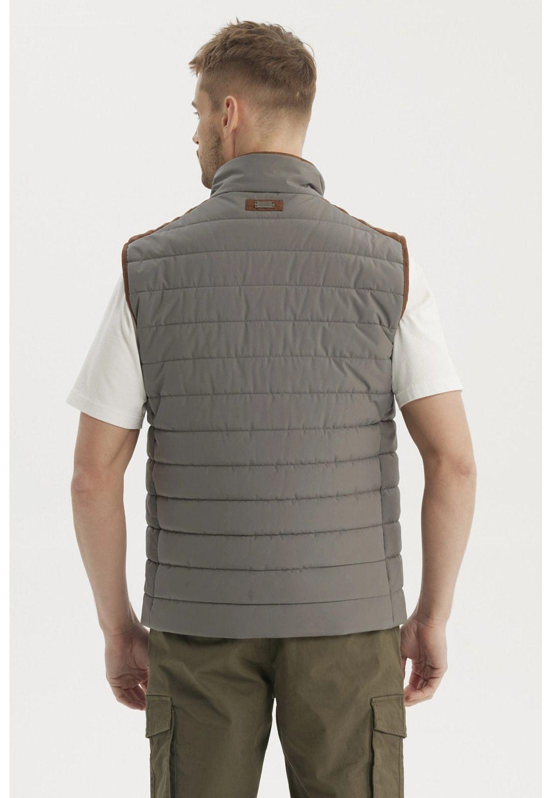 Parka Hombre Slim Gris-2