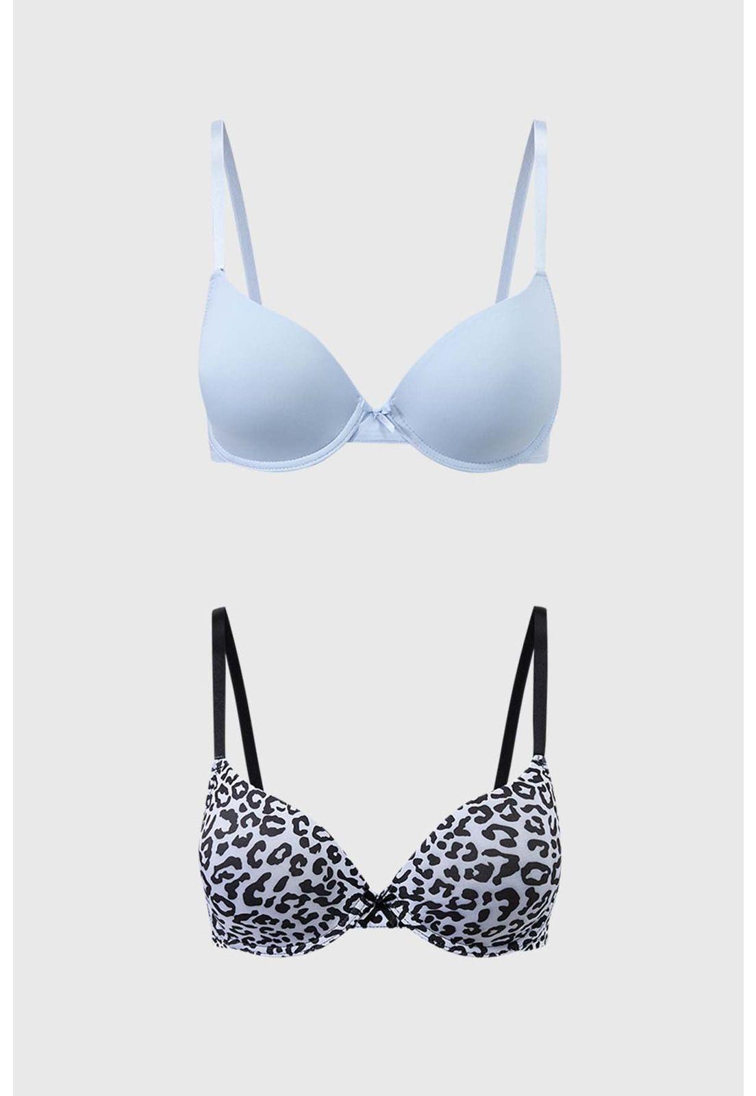 Sostén Mujer Bipack Copa Soft Estampado Negro-0