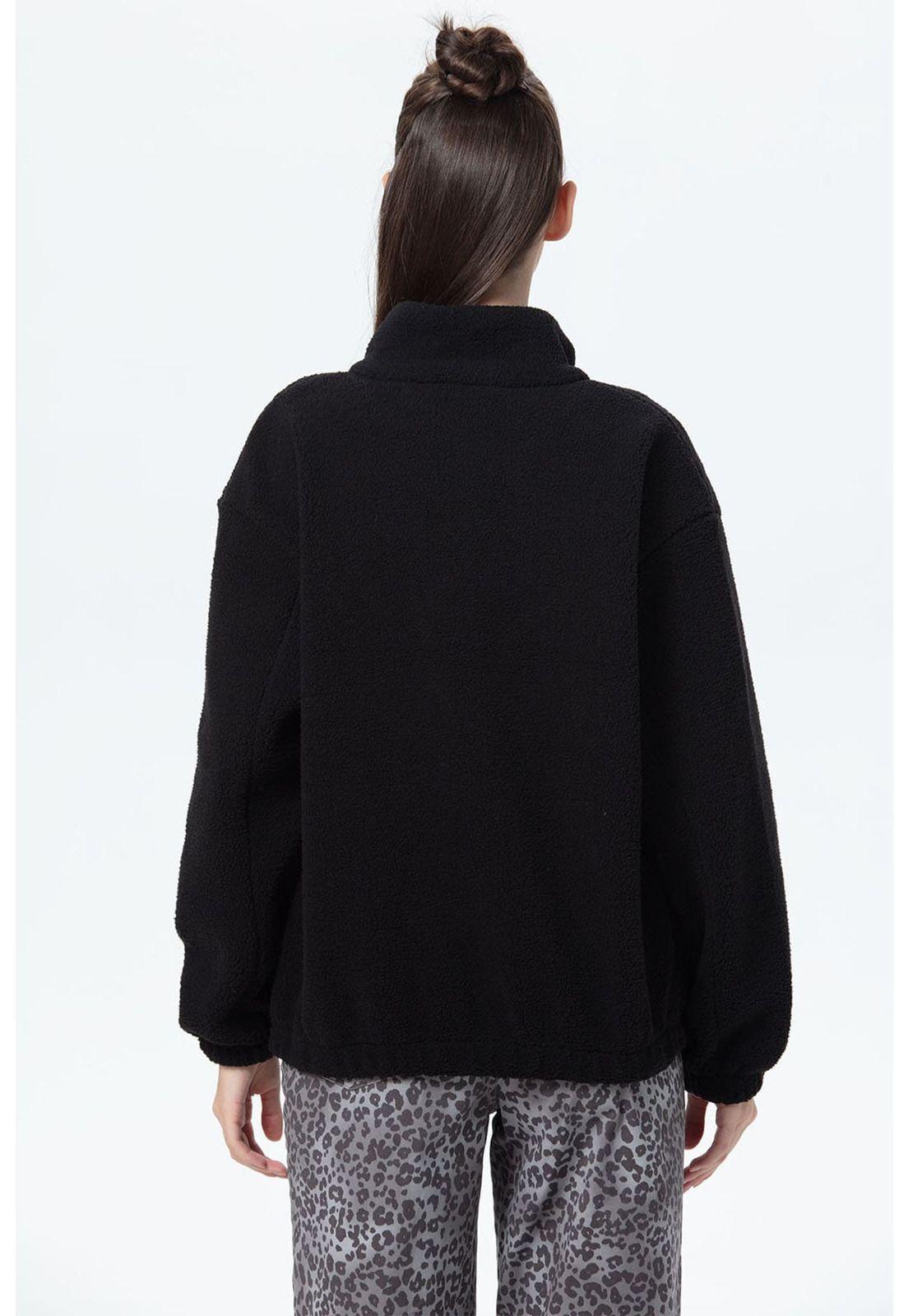 Polar Mujer Corderito Negro-2