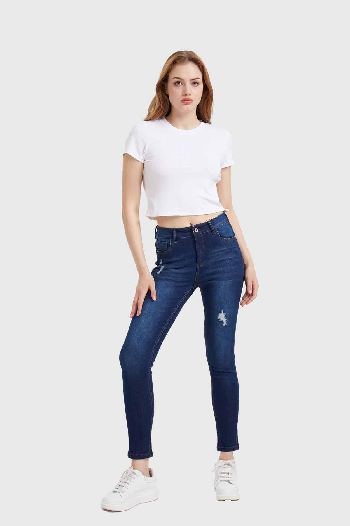 Jeans Mujer Skinny Lia Azul-3