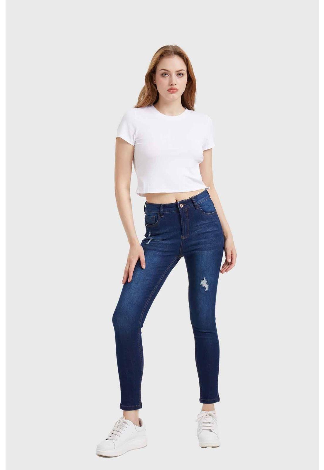 Jeans Mujer Skinny Lia Azul - VI-3